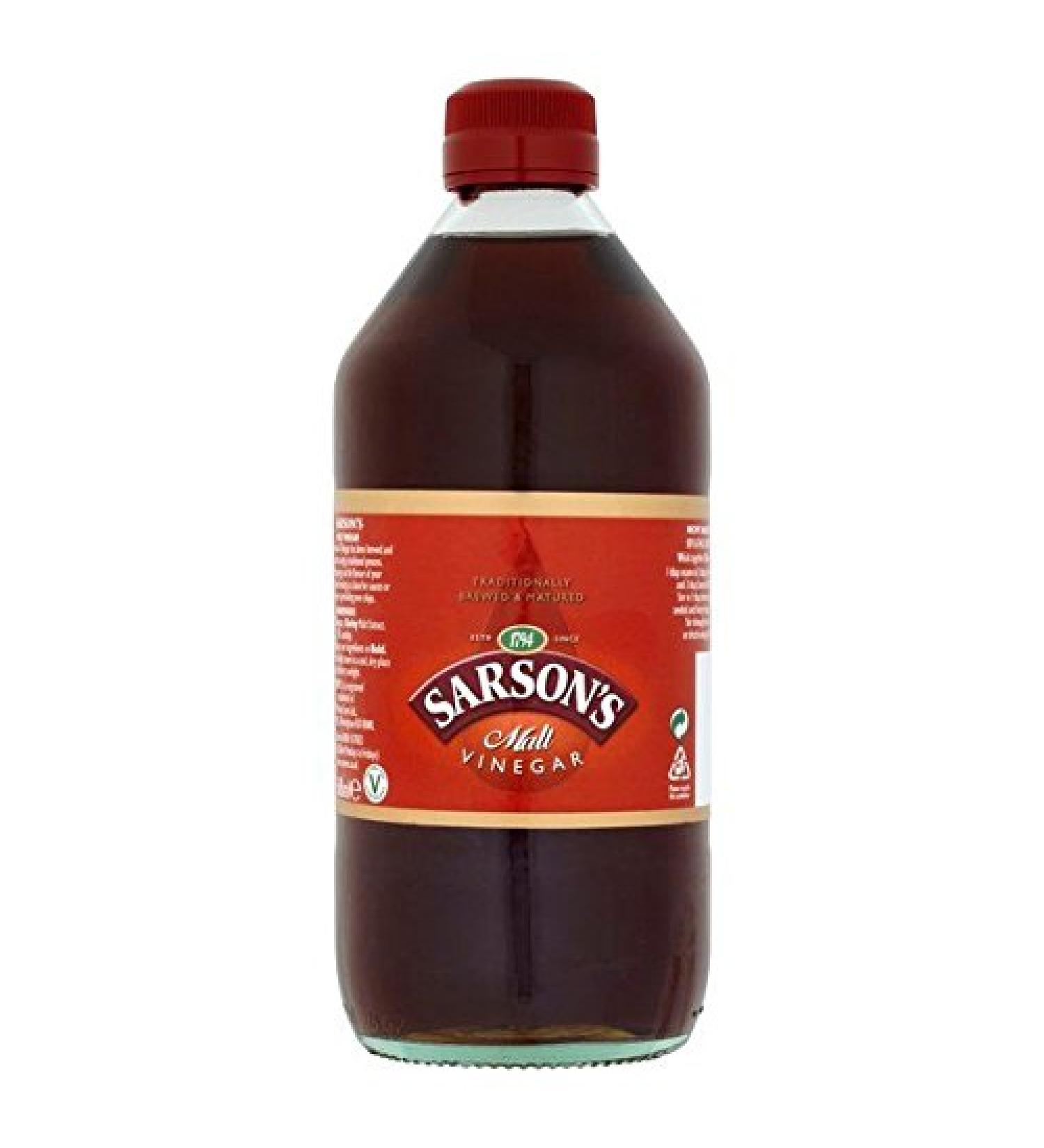 Sarsons Malt Vinegar - 568ml - Pack of 2 (568ml x 2)