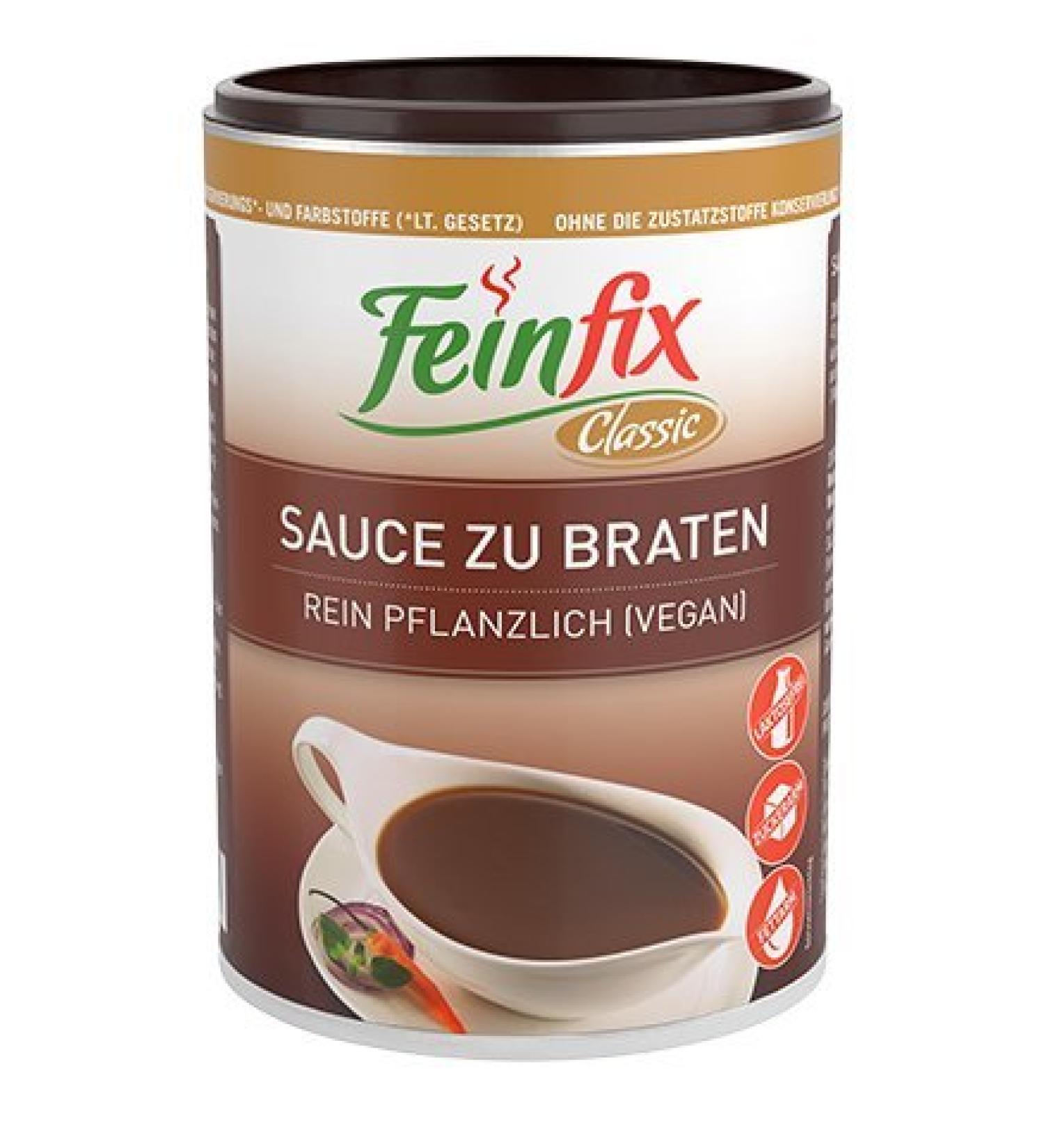 Feinfix Classic Sauce to Roast 207g - Vegan & Lactose-Free Powder for Gravy Vegetable Sauce & Grilling | Ideal for Pasta & Roasting - Buy Online on SooperMarket.com