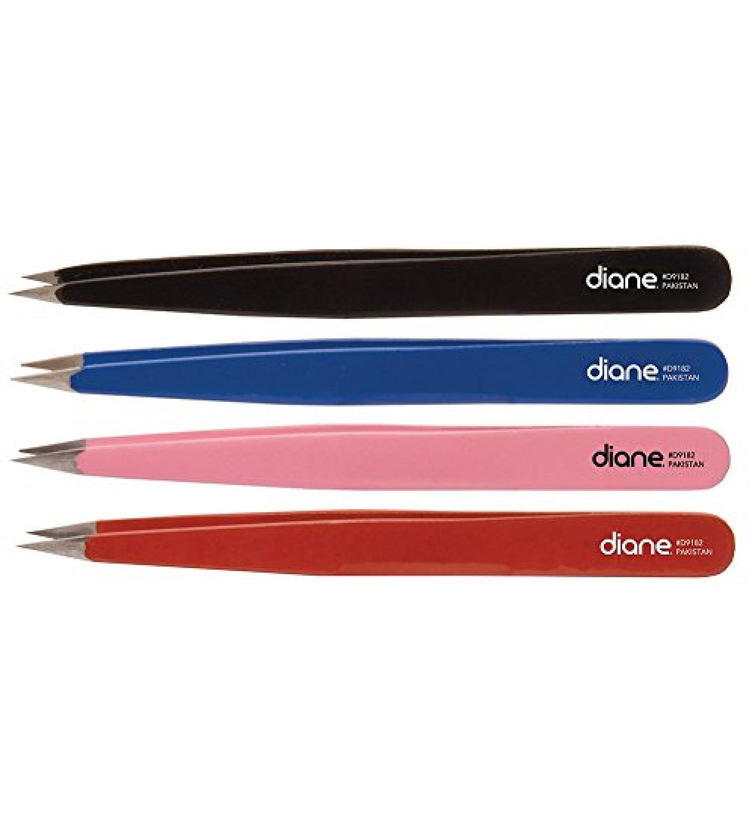 Diane D9182 Pointed Tip Tweezer - Assorted Point Tip for Precision Grooming - Buy Online on SooperMarket.com