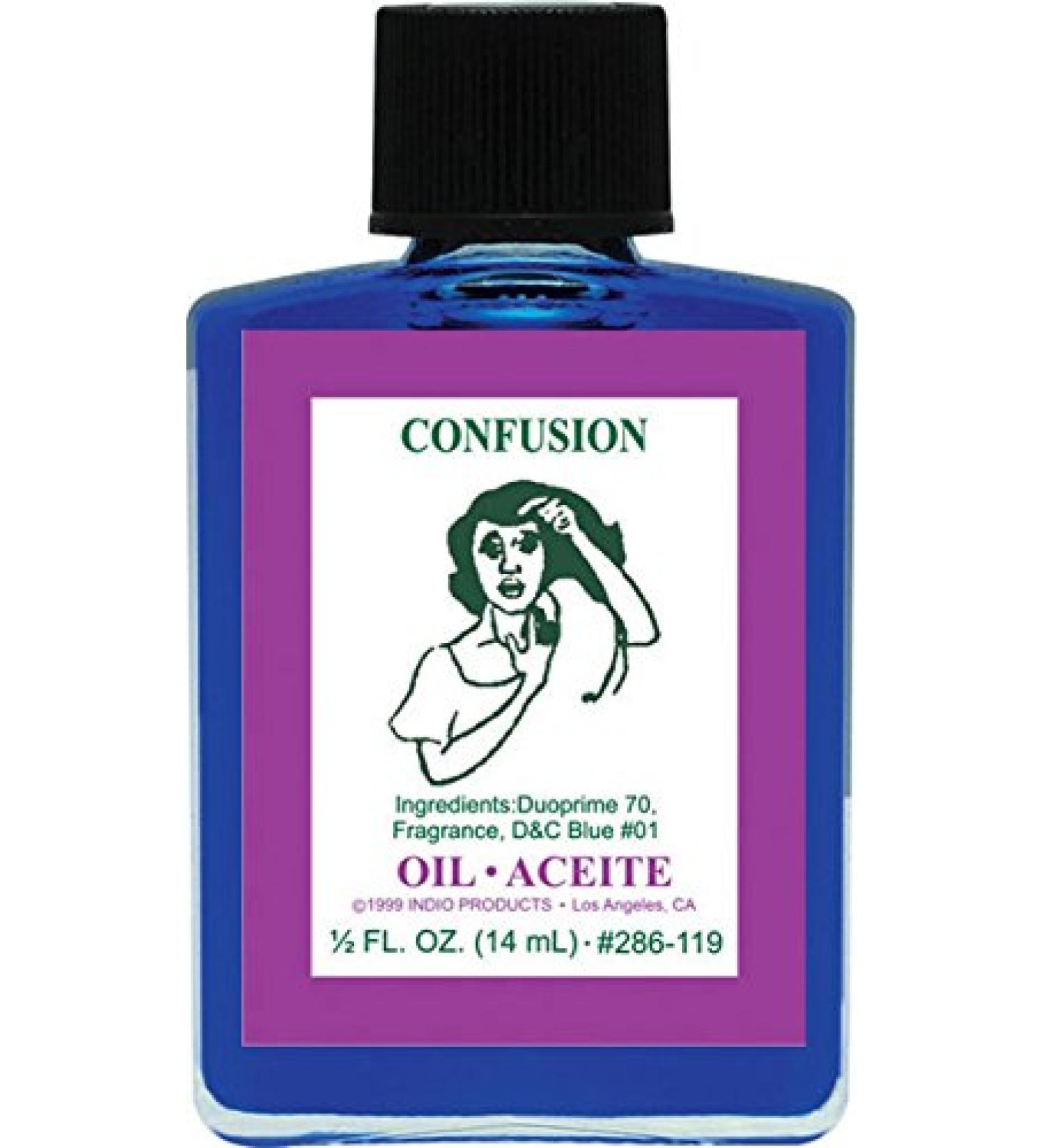 (1Pack) Indio Products Spiritual Anointing Oil- Confusion 1/2oz