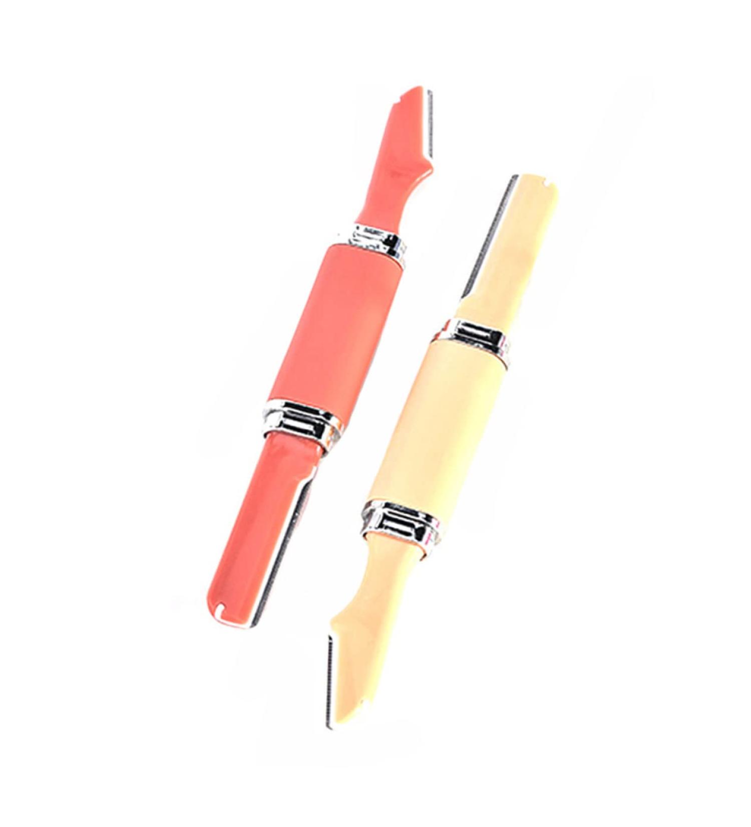 Buy Ipetboom Double-Headed Eyebrow Shaping Tool & Lady Shaver - Exfoliating Facial Hair Trimmer for Women | International Shipping Available - Buy Online on SooperMarket.com