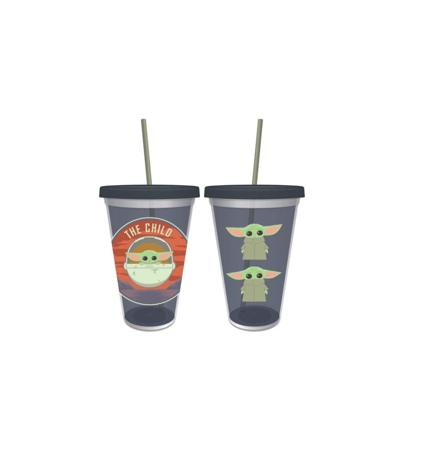 The Child Baby Yoda Evolution 16 oz. Acrylic Travel Cup - Shop Now! - Buy Online on SooperMarket.com