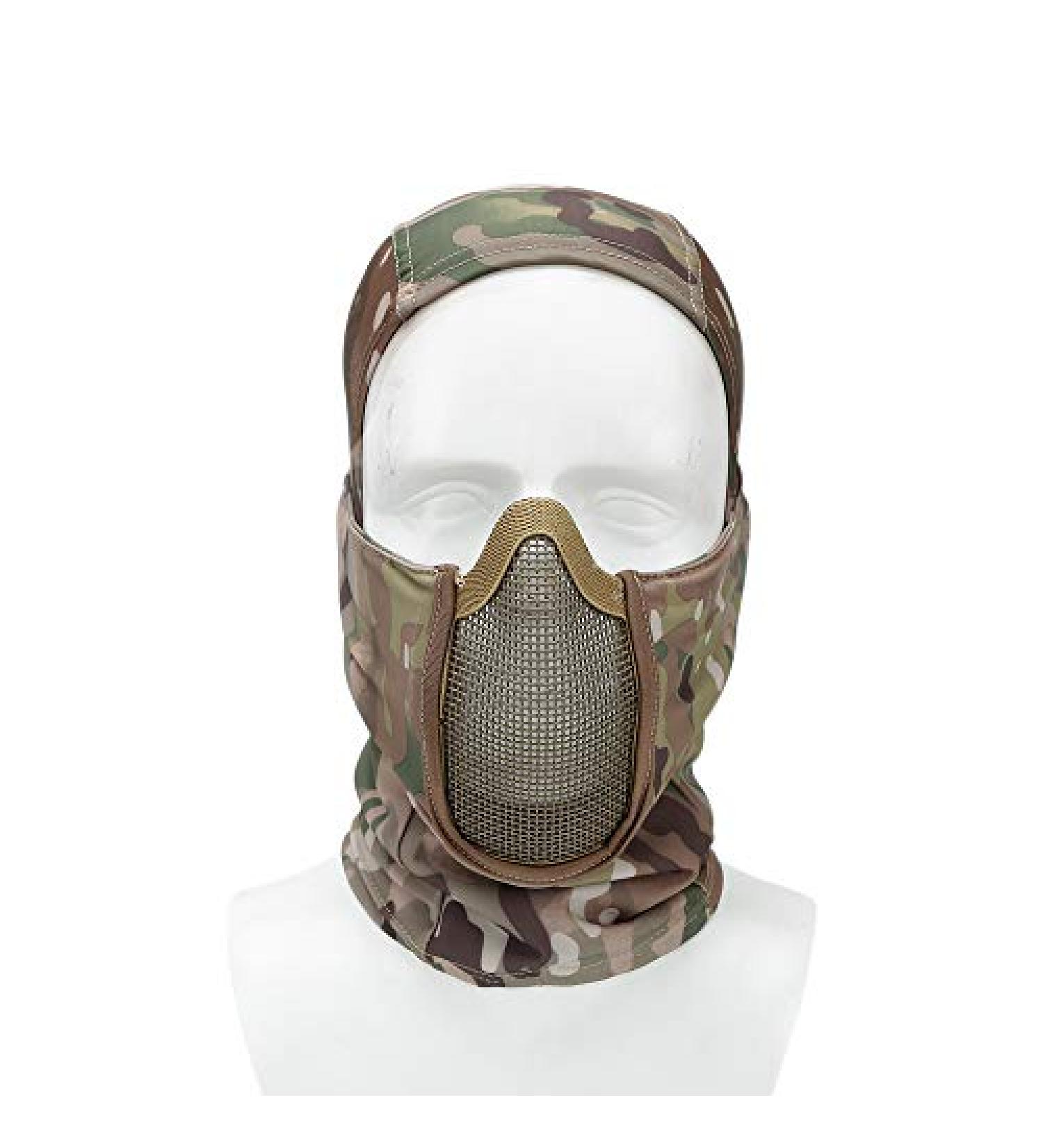 Balaclava Mesh Mask - Ninja Style Full Face Protection for Hunting, Airsoft, Cycling - Buy Online on SooperMarket.com