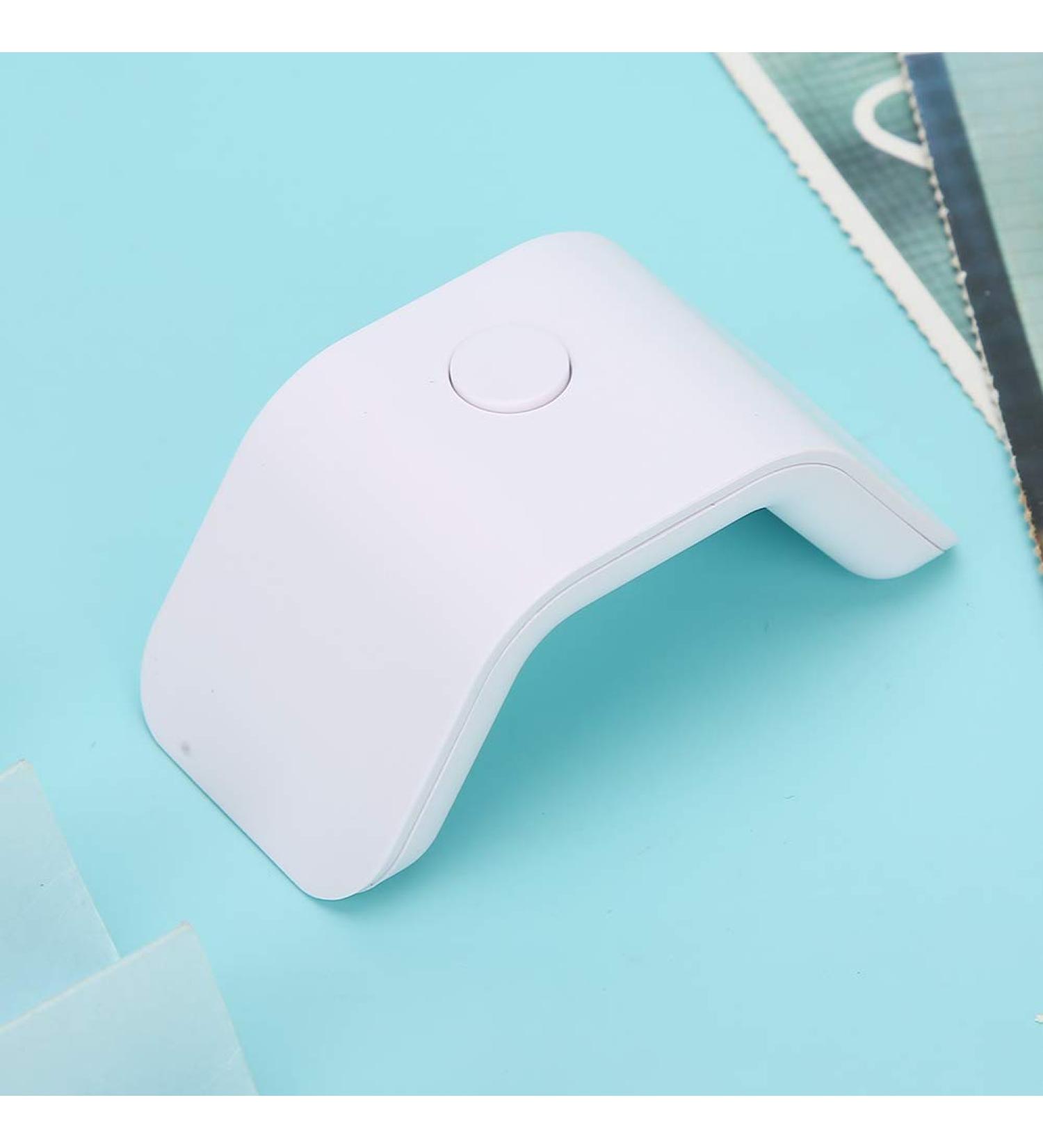 Nail Dryer Lamp Mini 2W LED UV Single Finger Drying Lamp with 45s/60s Timer Setting No Damage Hands Nail Gel Curing Lamp USB Charge (Yinhingbe51gsrvqm-11) - Buy Online on SooperMarket.com