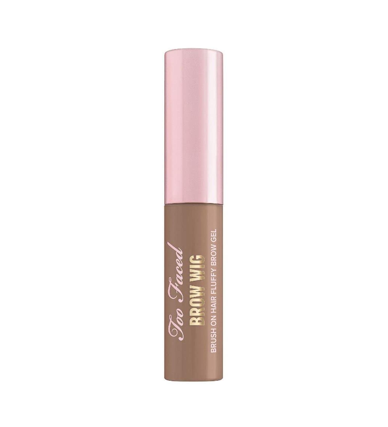 Too Faced Brow Wig Brush On Hair Fluffy Gel - Taupe  0.20 Fl Oz (Pack of 1)