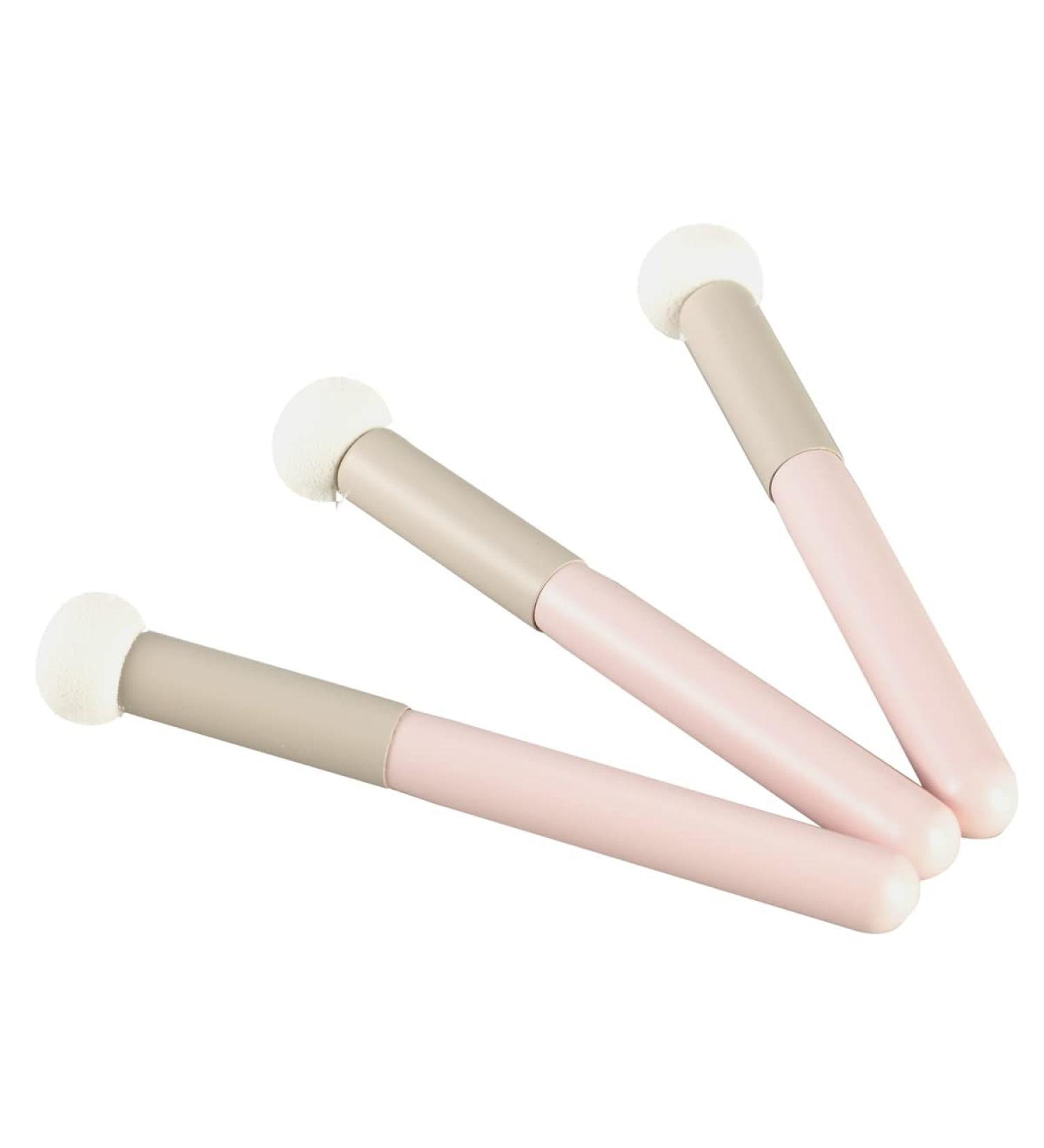 TEONEI Foundation Sponge Powder Brush Set - 3Pcs Makeup Puff & Concealer Brush Applicator for Flawless Finish | International Shipping Available - Buy Online on SooperMarket.com