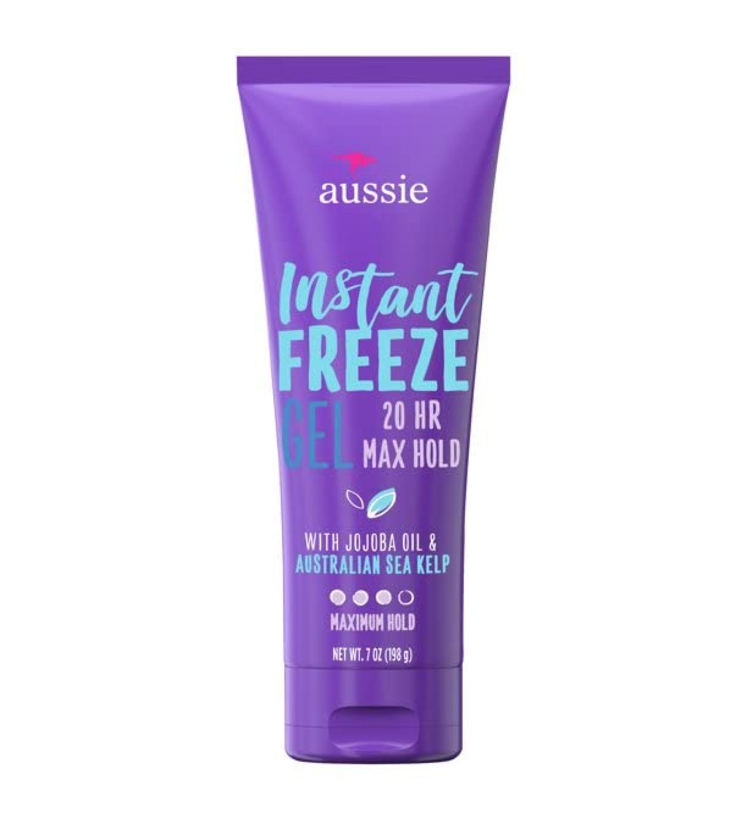 Aussie Instant Freeze Gel Maximum Hold 7 oz - Pack of 4 - Buy Online on SooperMarket.com
