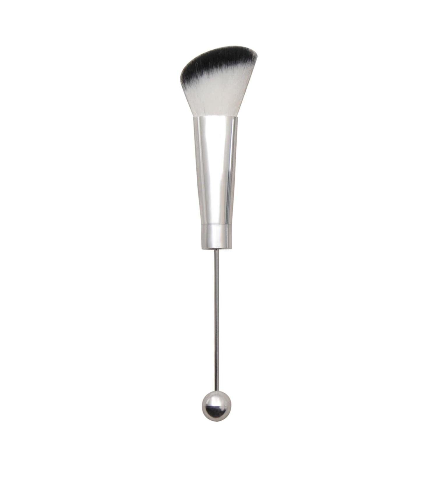 Beaded Cosmetic Brush Metal Handle Makeup Brush Perfect For Contouring Defining Blending Concealer Brush - Buy Online on SooperMarket.com