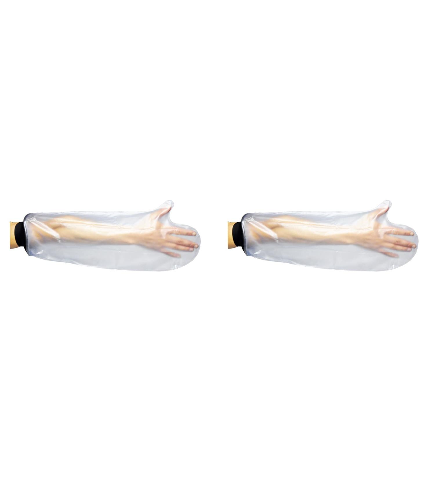 Pteanecay 2X Waterproof Cast Cover Arm Adult Forearm for Shower Bath Swimming Watertight Protection Fingers Wrists Wound - Buy Online on SooperMarket.com