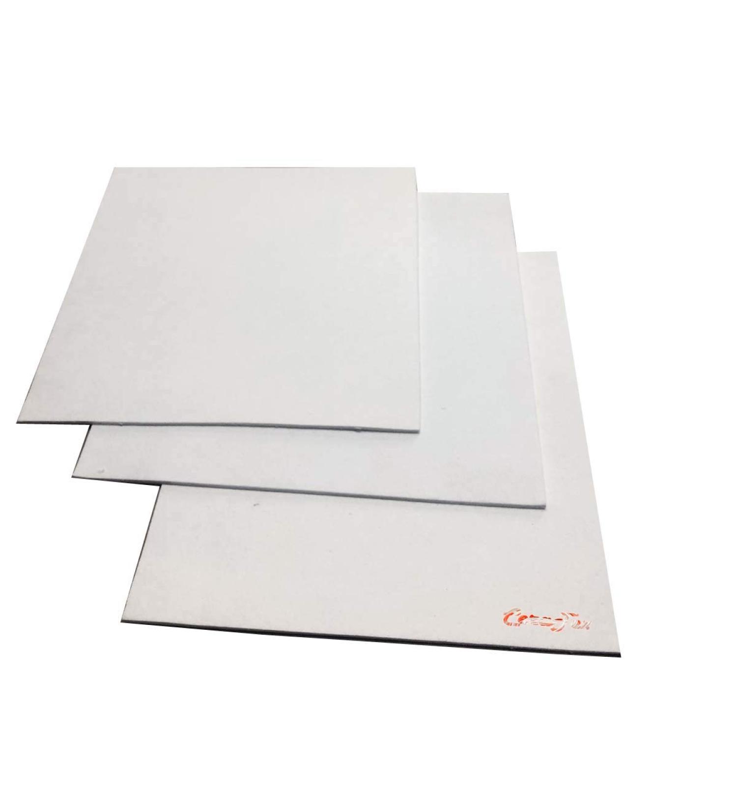 CeraTex 3170 Ceramic Fiber Paper, Size 11" x 12" 3 Sheets, 1/8" Thick(or Select 1/4", 1/16", 1/32") High Temperature Insulation Gasket or Liner for Kiln Stove Furnace Glass Fusing Thickness 1/8"