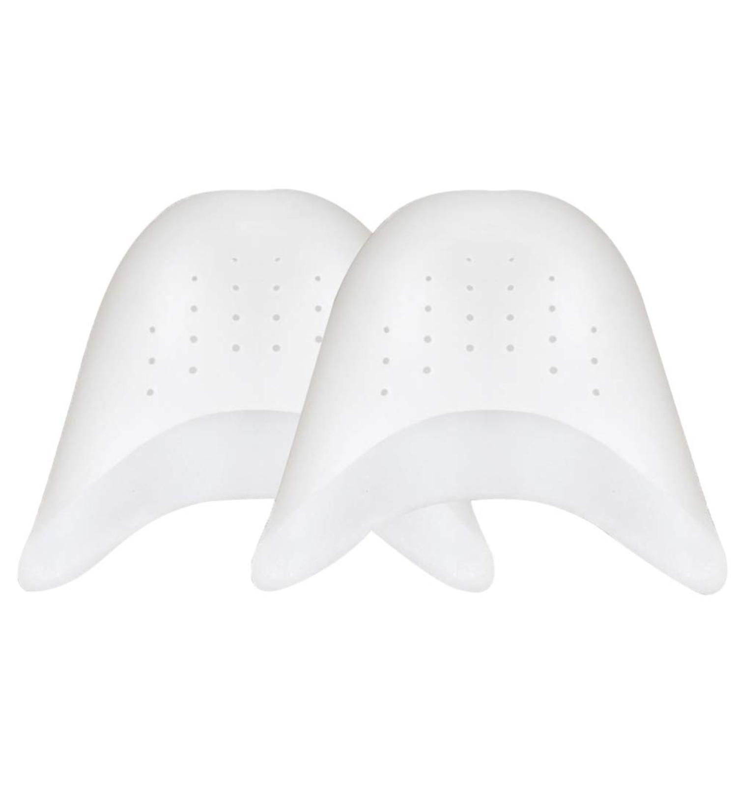 FOMIYES Silicone Pointed Dance Shoe Pads - High Heel Toe Protectors for Women - 1 Pair (White) - Buy Online on SooperMarket.com