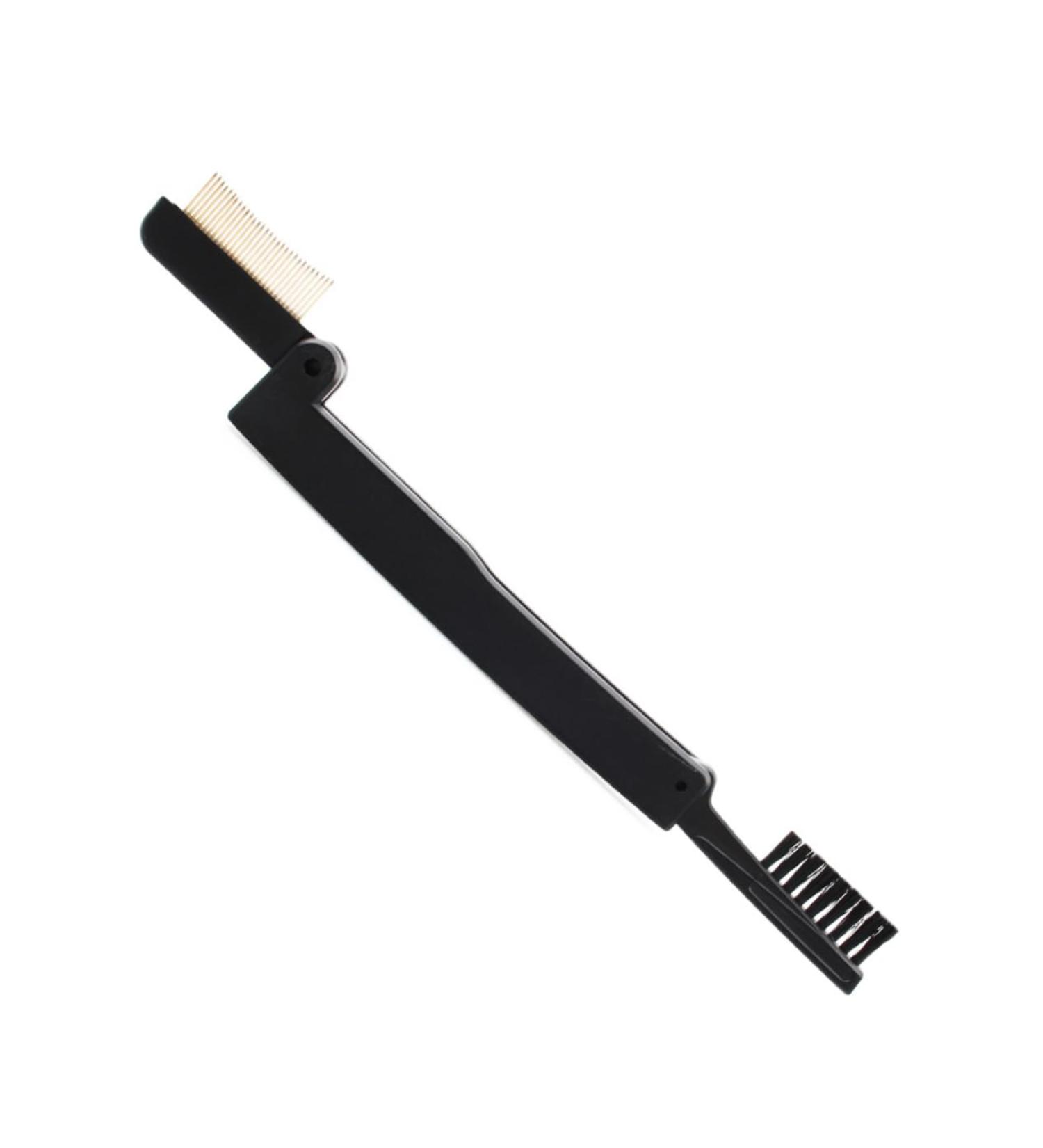 minkissy Lash Comb Makeup Mascara Brush Folding Eyebrow Brush Eyebrow Spoolie Eyebrow Brush Makeup Eyebrow Comb Folding Eyebrows Comb Makeup Brush Eyelash Comb Dual Purpose Brush Spiral 15.2*3cm Black - Buy Online on SooperMarket.com