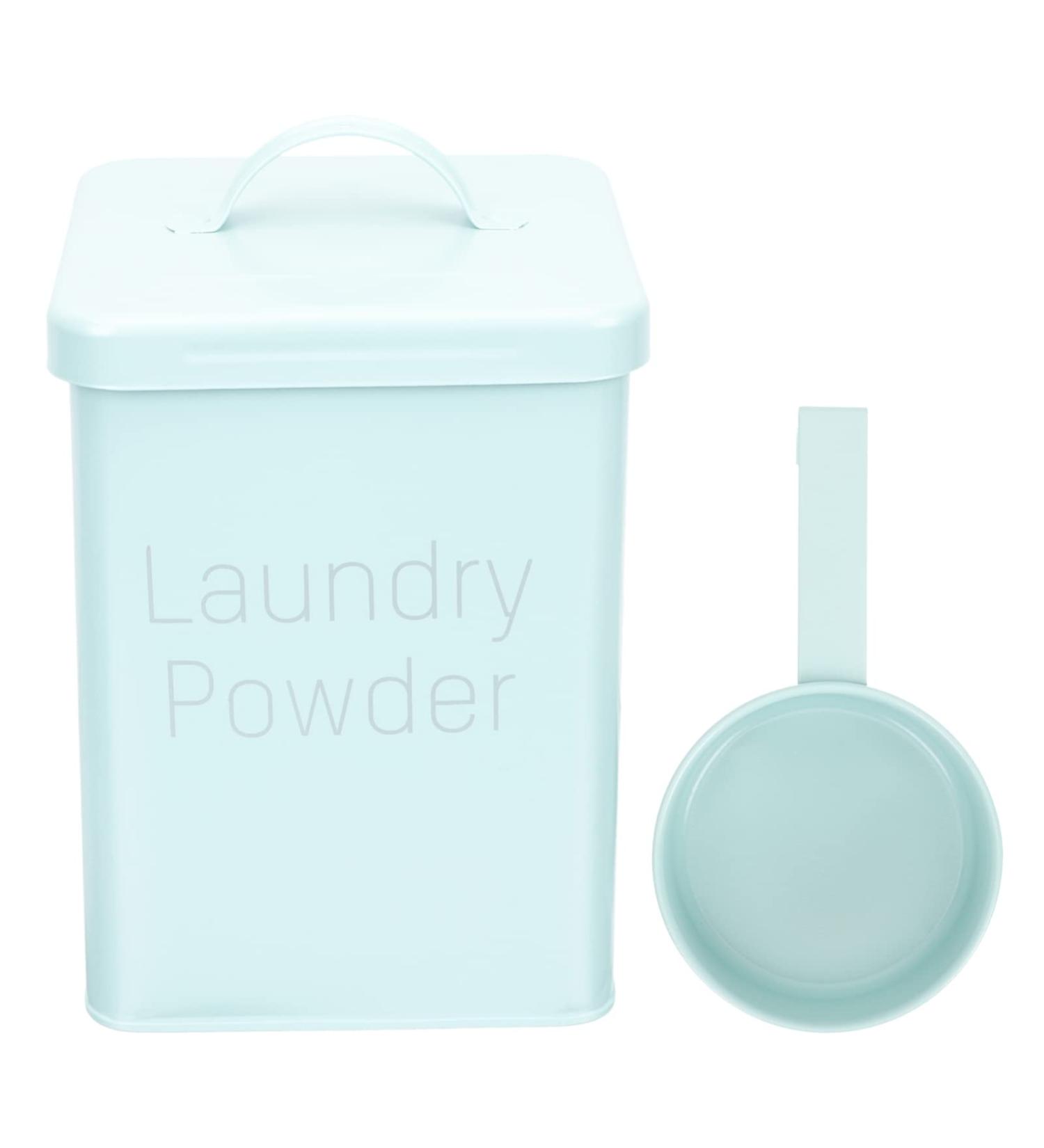 Cabilock 1 Softener Dispenser Set Laundry Box Household Iron Bucket Washing Bucket Laundry Holder for Washing Laundry Storage Fabric Softener Fabric Sky-blue 23X15.5CM - Buy Online on SooperMarket.com