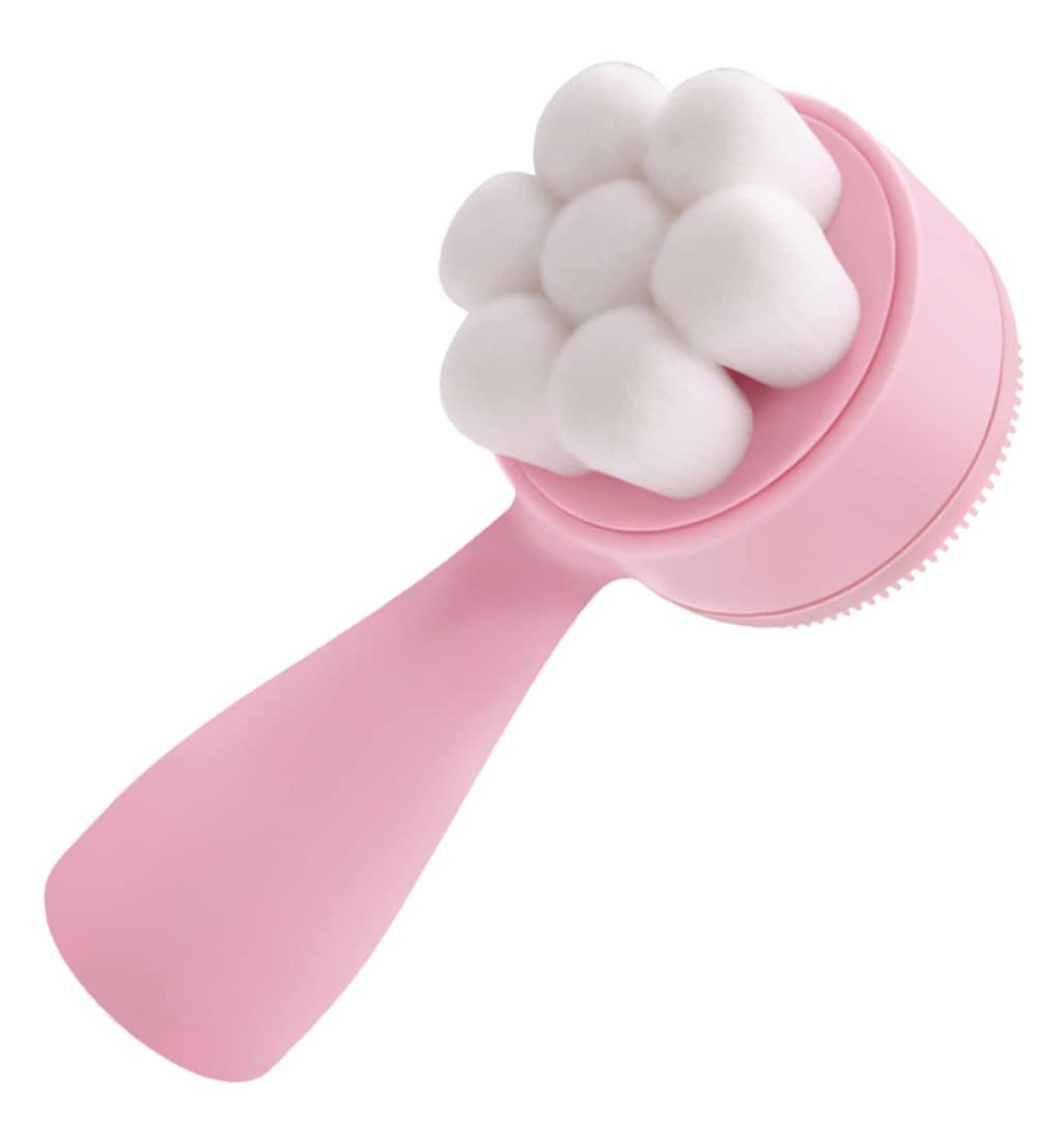 Beavorty Double Sided Facial Cleansing Brush - Exfoliate & Cleanse for Teen Girls | Handheld Skin Care Tool - Buy Online on SooperMarket.com
