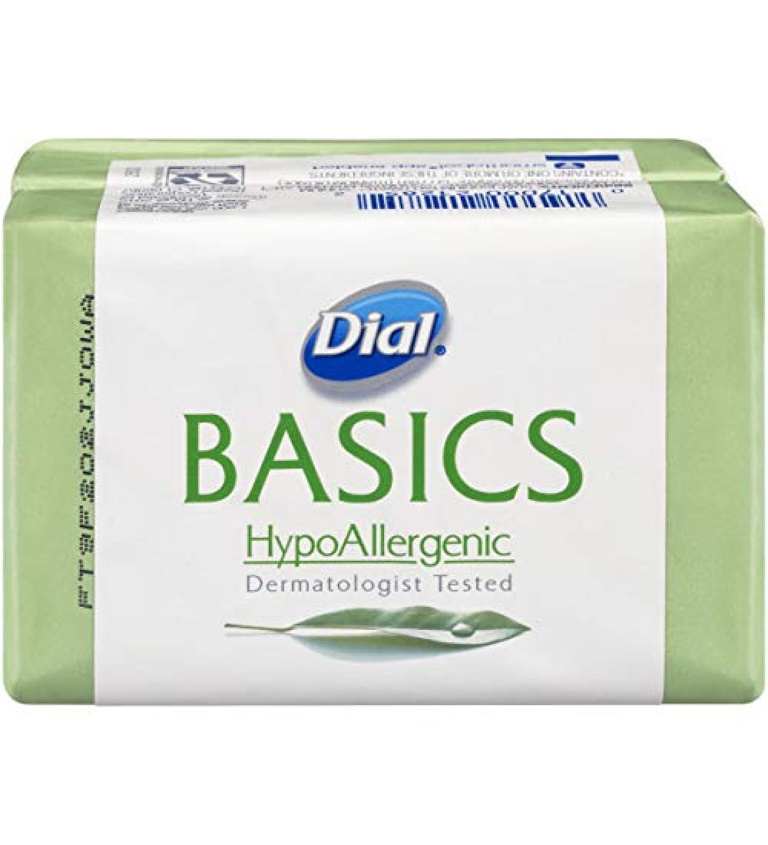 Dial Basics Hypoallergenic Bar Soap â€“ Gentle Skin Care, 2 Count Pack - Buy Online on SooperMarket.com