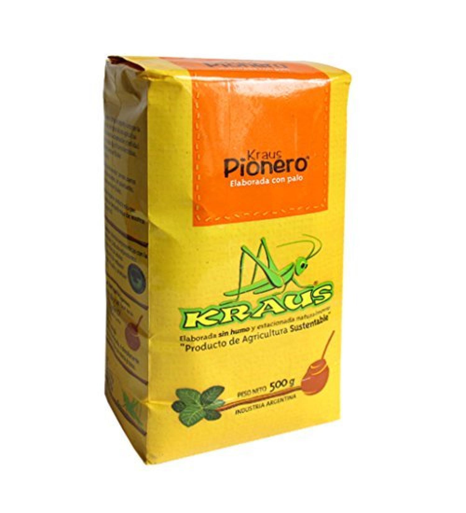 Yerba Mate Kraus Pionero 500g Mild/Smooth Blend