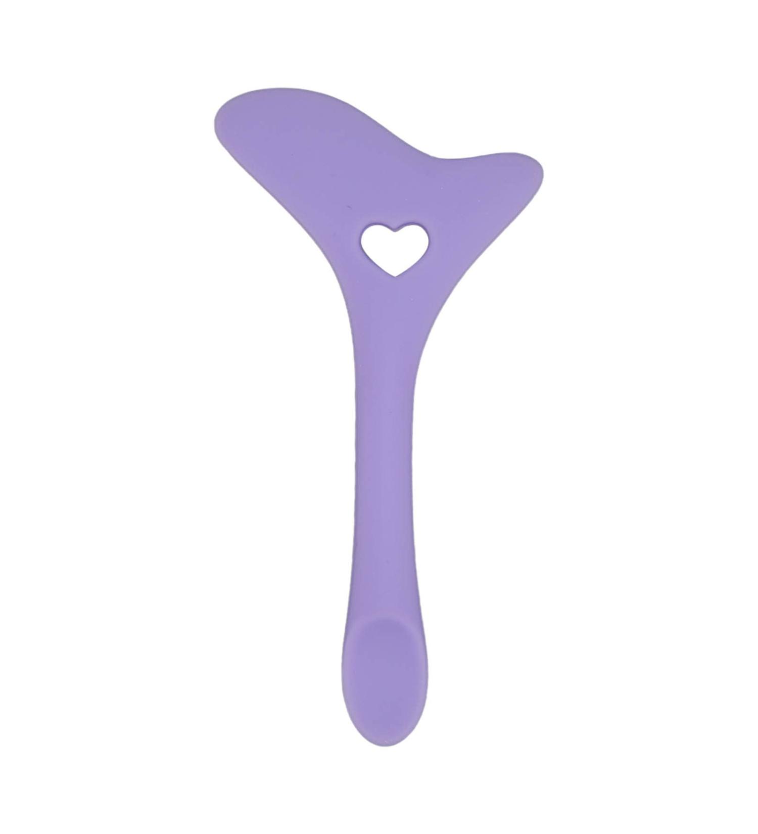 Eyeliner Aid Wing Tips Eyeliner Stencils Reusable Silicone Eye Makeup Tool with Cream Applicator for Eye Shadow Mascara Drawing(Purple) - Buy Online on SooperMarket.com