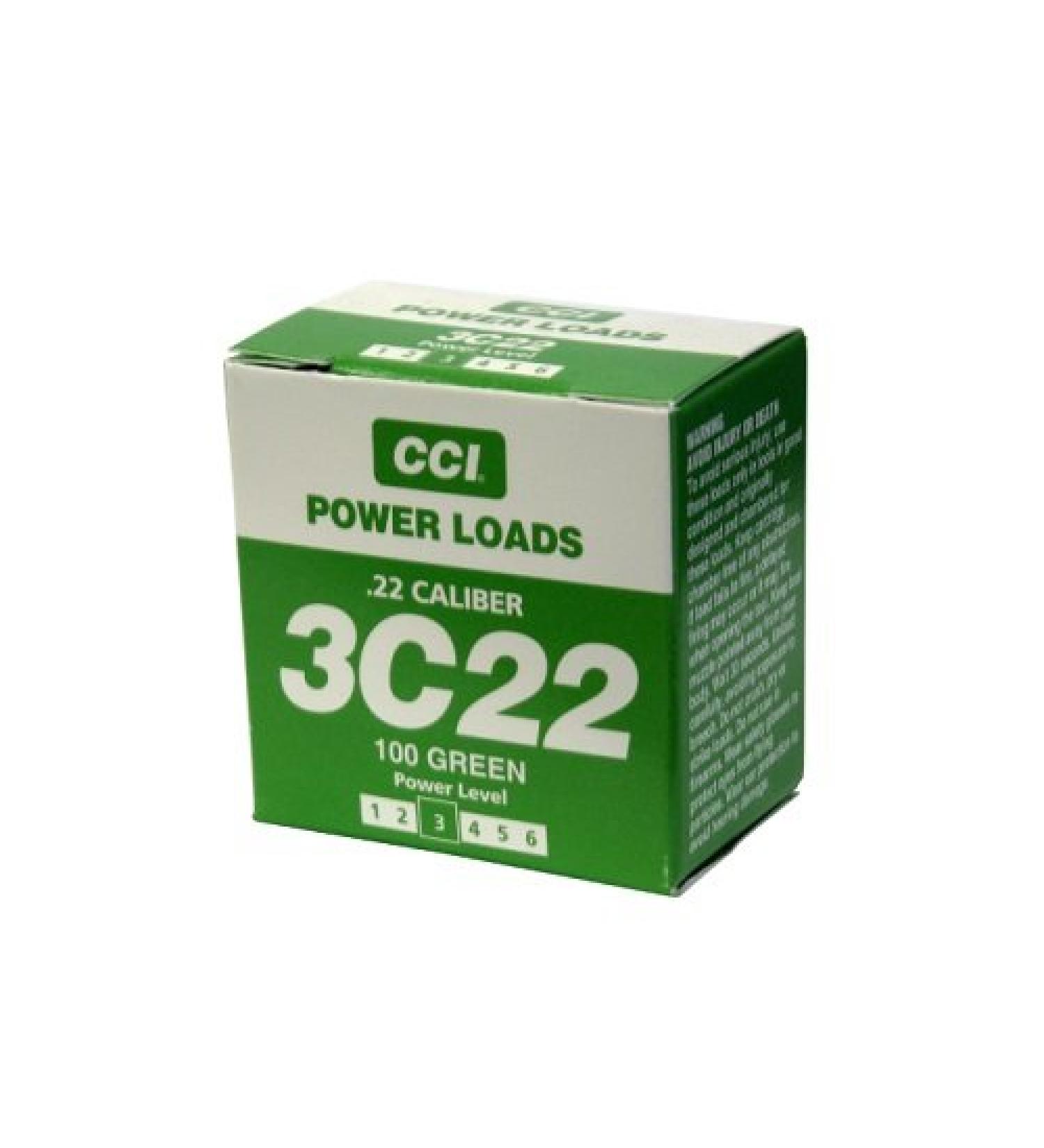 D.T. Systems .22 Caliber Blank Power Loads-Green 40-80-Yard