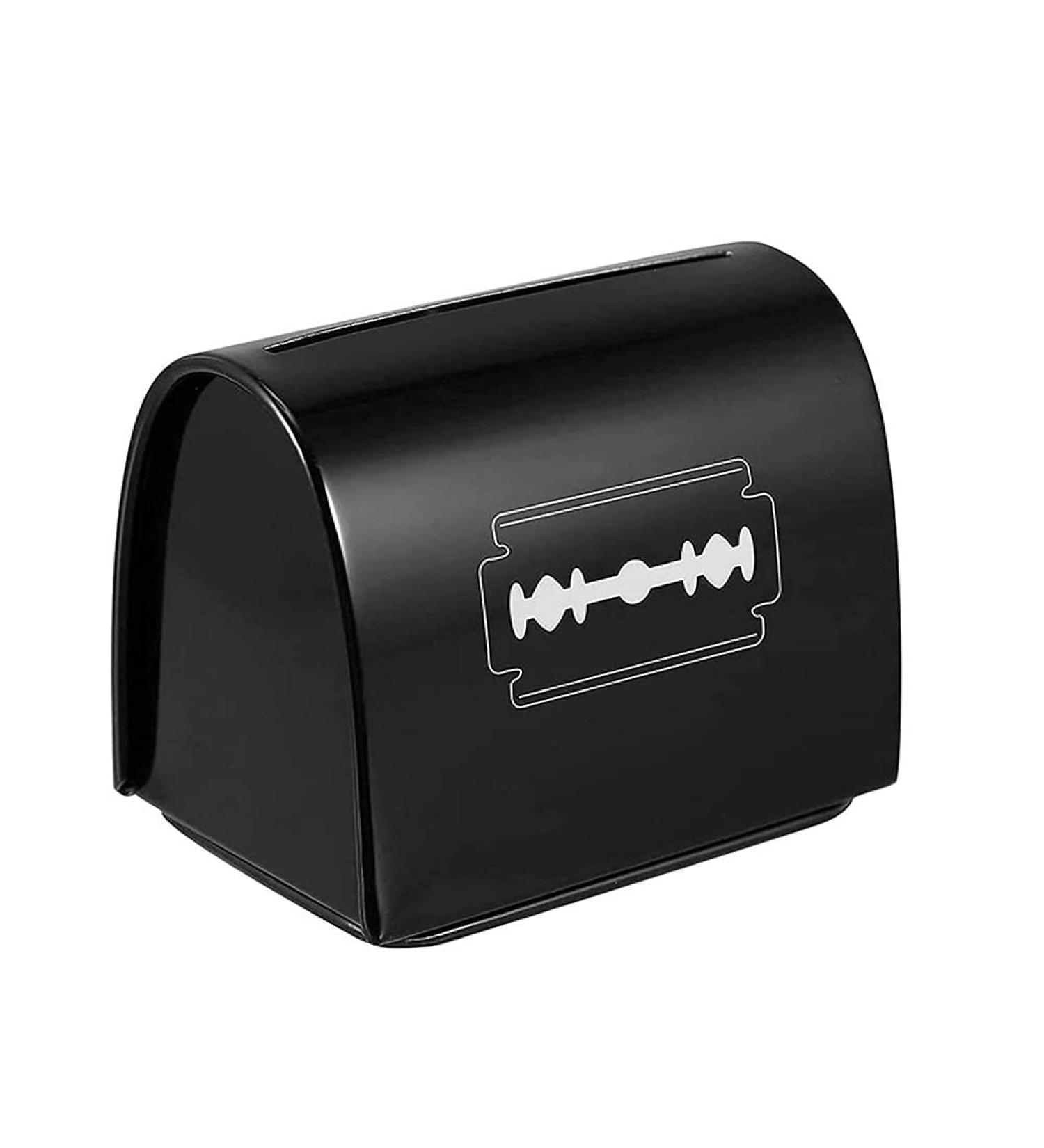 Portable Razor Blade Disposal Case - Sealed Design for Safe Storage & Disposal | International Shipping Available - Buy Online on SooperMarket.com