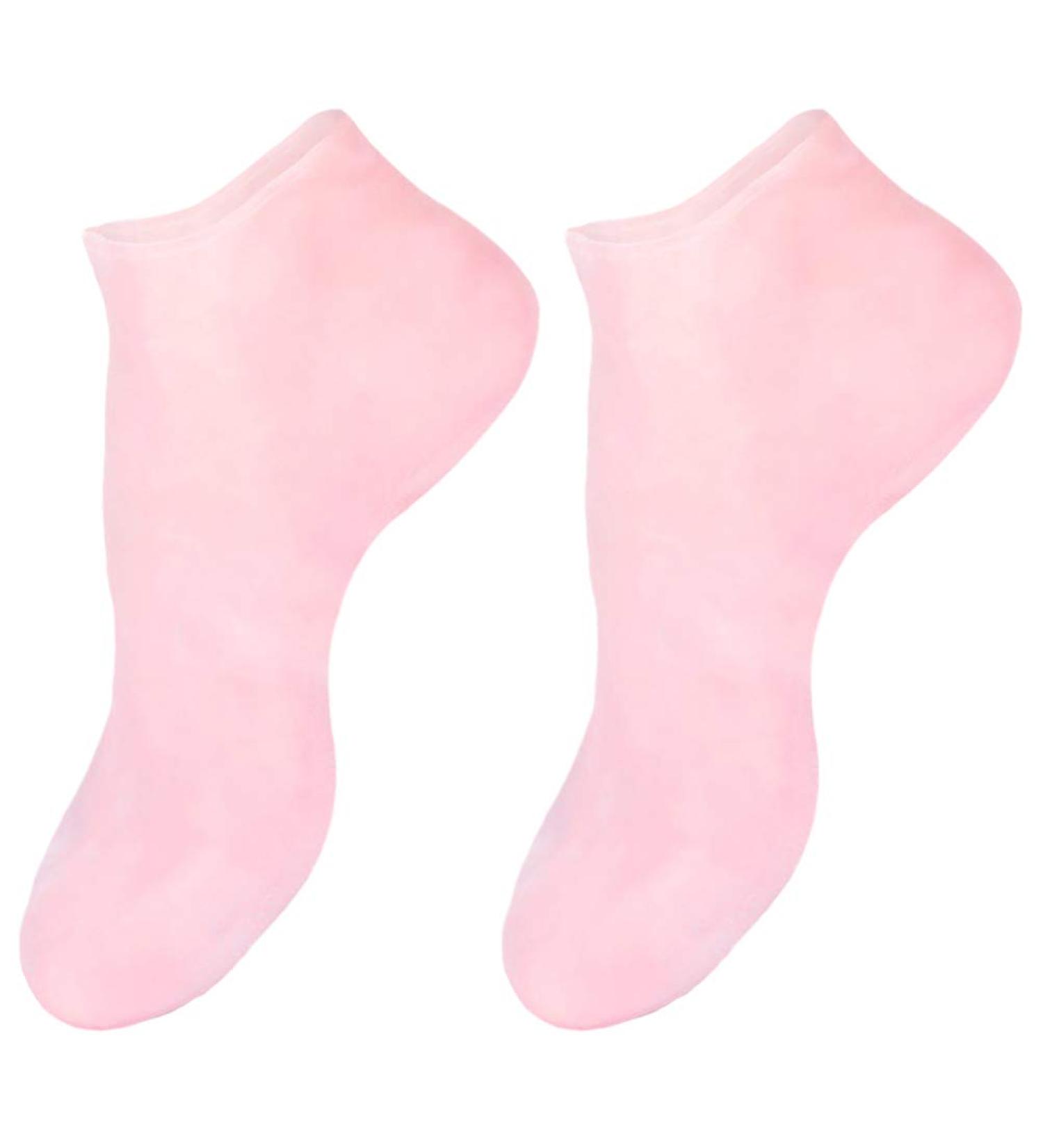 Moisturizing Gel Booties Socks - Hydrating Heel Cuffs for Dry Feet | SEB 41x8x1cm - Buy Online on SooperMarket.com