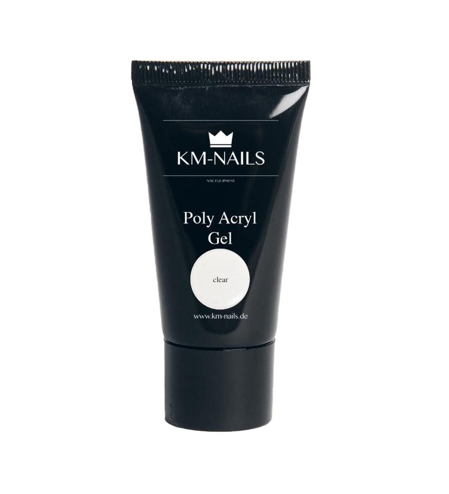 KM-Nails Polyacryl Gel clear 60g in the tube
