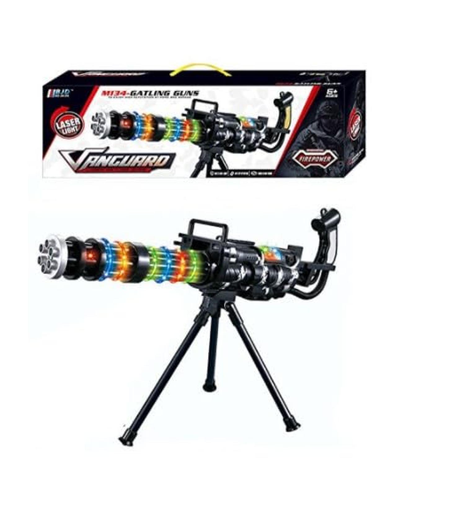 vapewaves Vangaurd M134 LASER LIGHT GATLING GUN TOY LIGHTS SOUND Sold By Kidzbuzz - Buy Online on SooperMarket.com