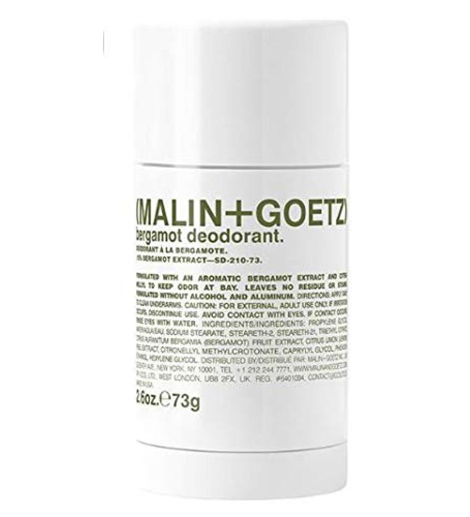Malin + Goetz Eucalyptus & Bergamot Deodorant | Natural Odor Protection | Aluminum-Free & Residue-Free | 2.6 Fl Oz - Buy Online on SooperMarket.com