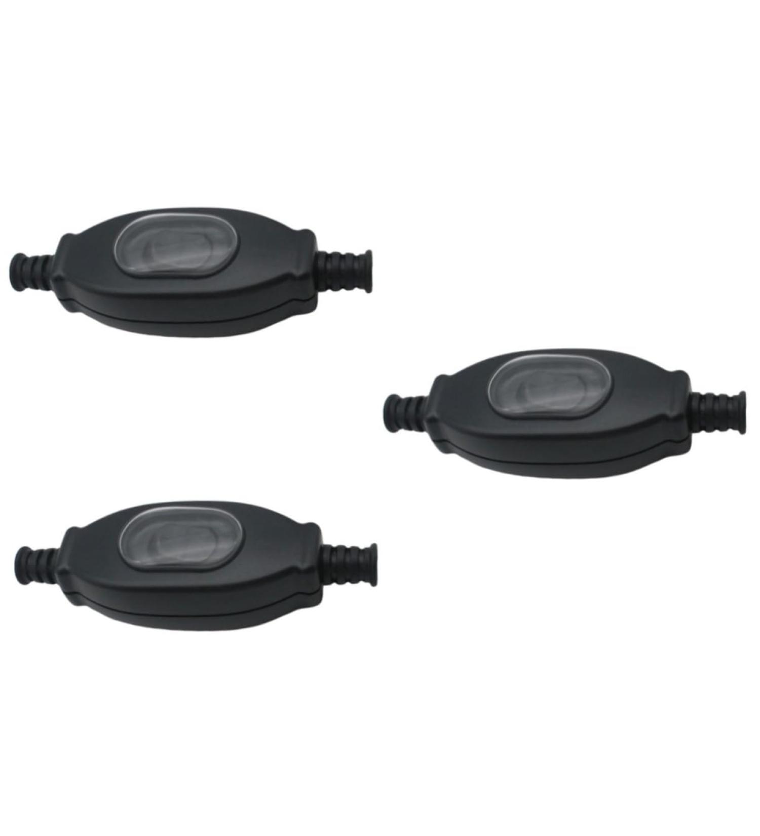 OSALADI 3pcs Practical Waterproof Accessories Double Line Dustproof Rainproof - 6.5*3*2cmx3pcs Blackx3pcs - Buy Online on SooperMarket.com