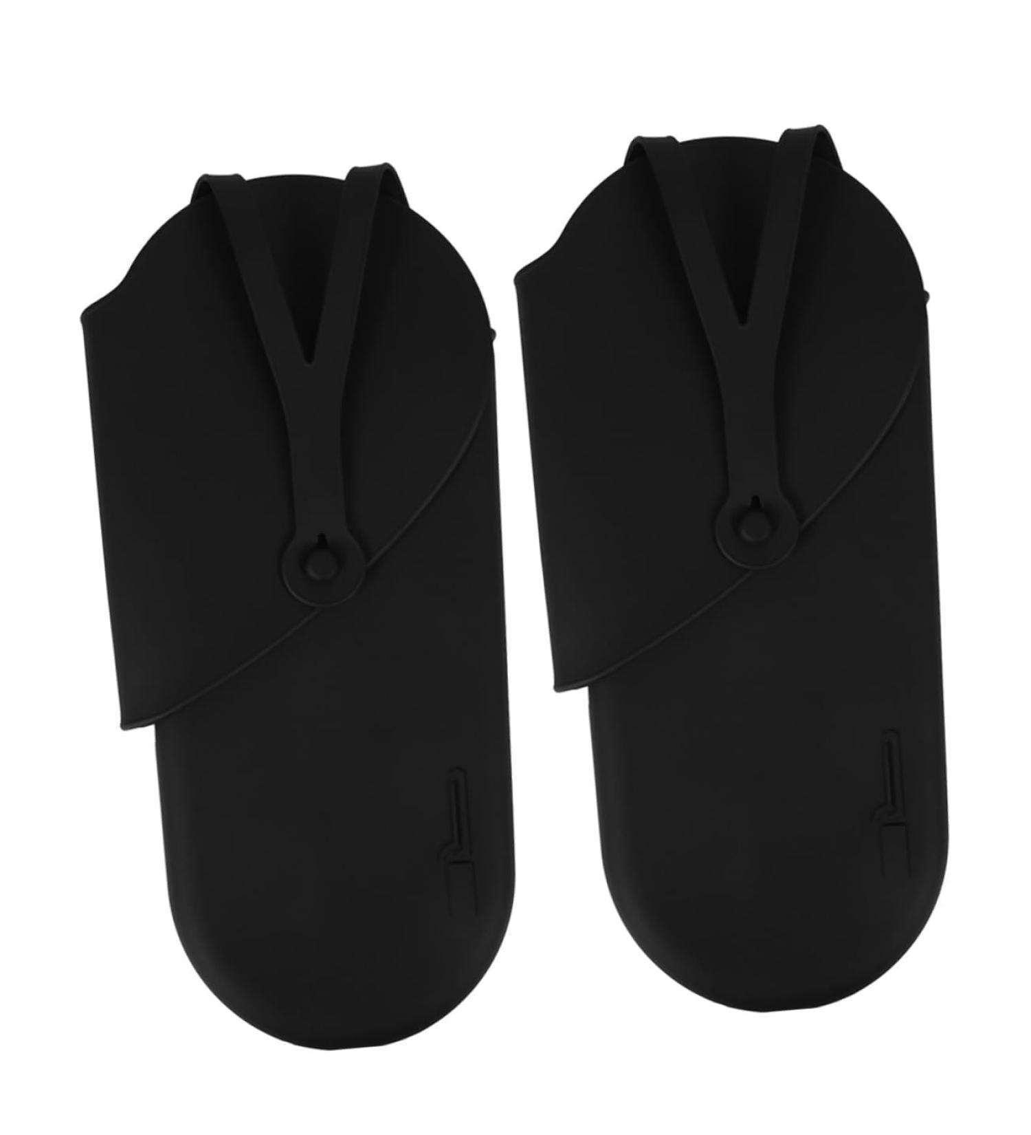 FOYTOKI 2pcs Curling Iron Storage Bag Hair Straightner Curling Wand Hair Rollers Black 29.50X13.50X2.00CM Black - Buy Online on SooperMarket.com