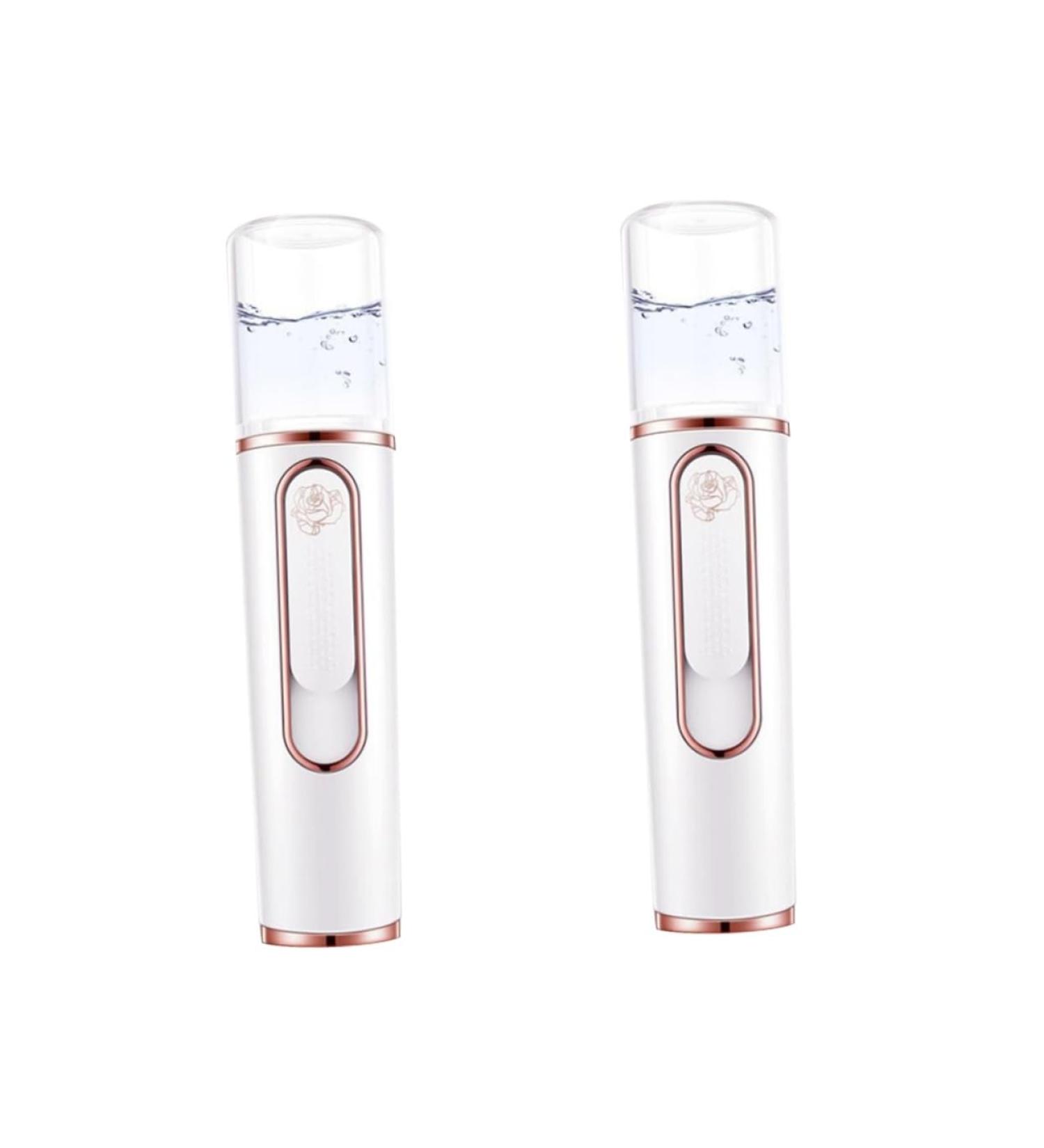 FOYTOKI 2pcs Nano Mist Cooler Nano Facial Mister Facial Water Sprayer Portable Humidifiers Skin Care White - Buy Online on SooperMarket.com