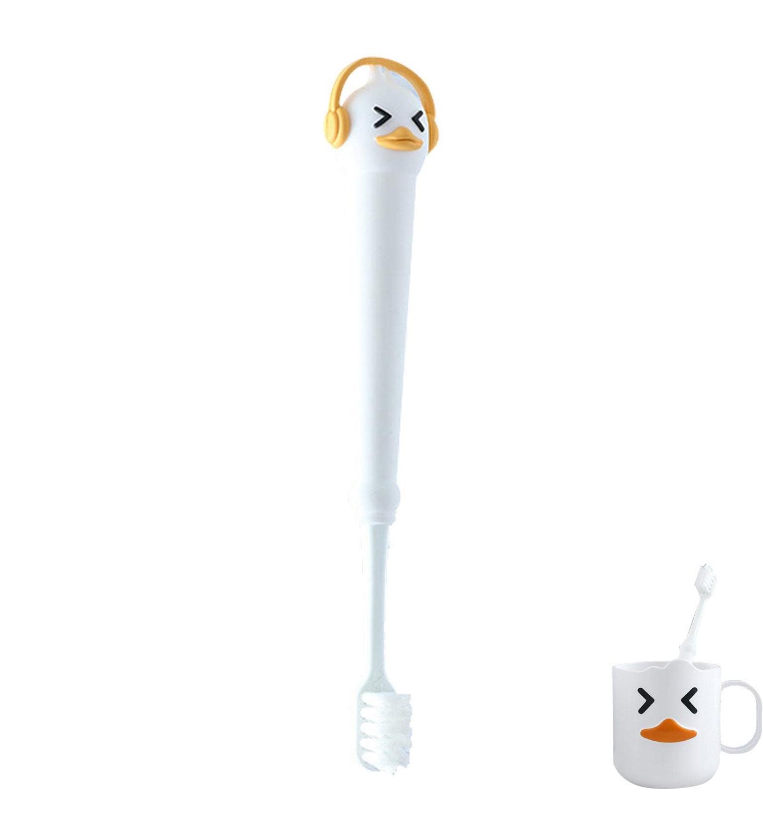 Toddler Toothbrush Toothbrush for Children Kid Whole Mouth Toothbrush with Round Nonslip Handle for Kids 3+ Years Old - Buy Online on SooperMarket.com