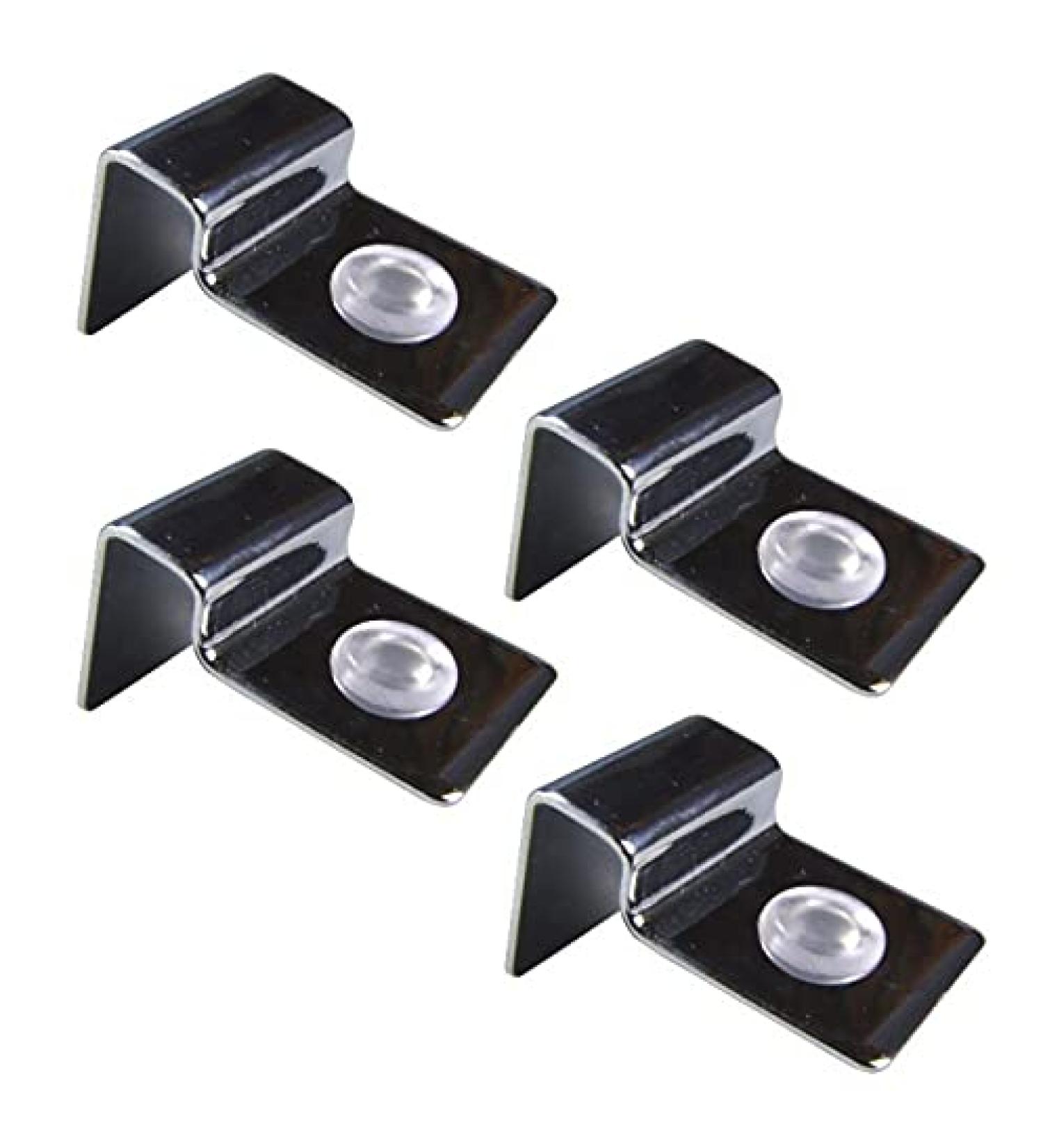 LEILIN 4Pcs Stainless Steel Tank Glass Cover Clips - Prevent Fish Jumping, Keep Warm in Winter - 5mm - Buy Online on SooperMarket.com
