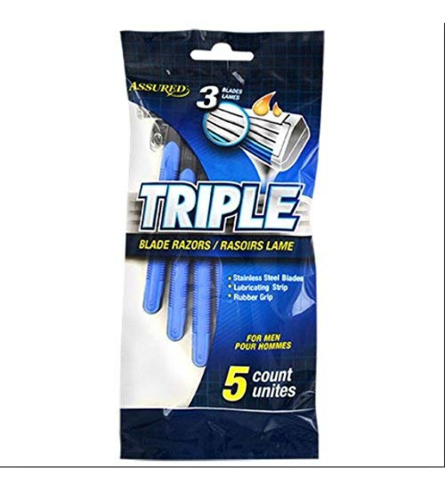 Triple Blade Razors