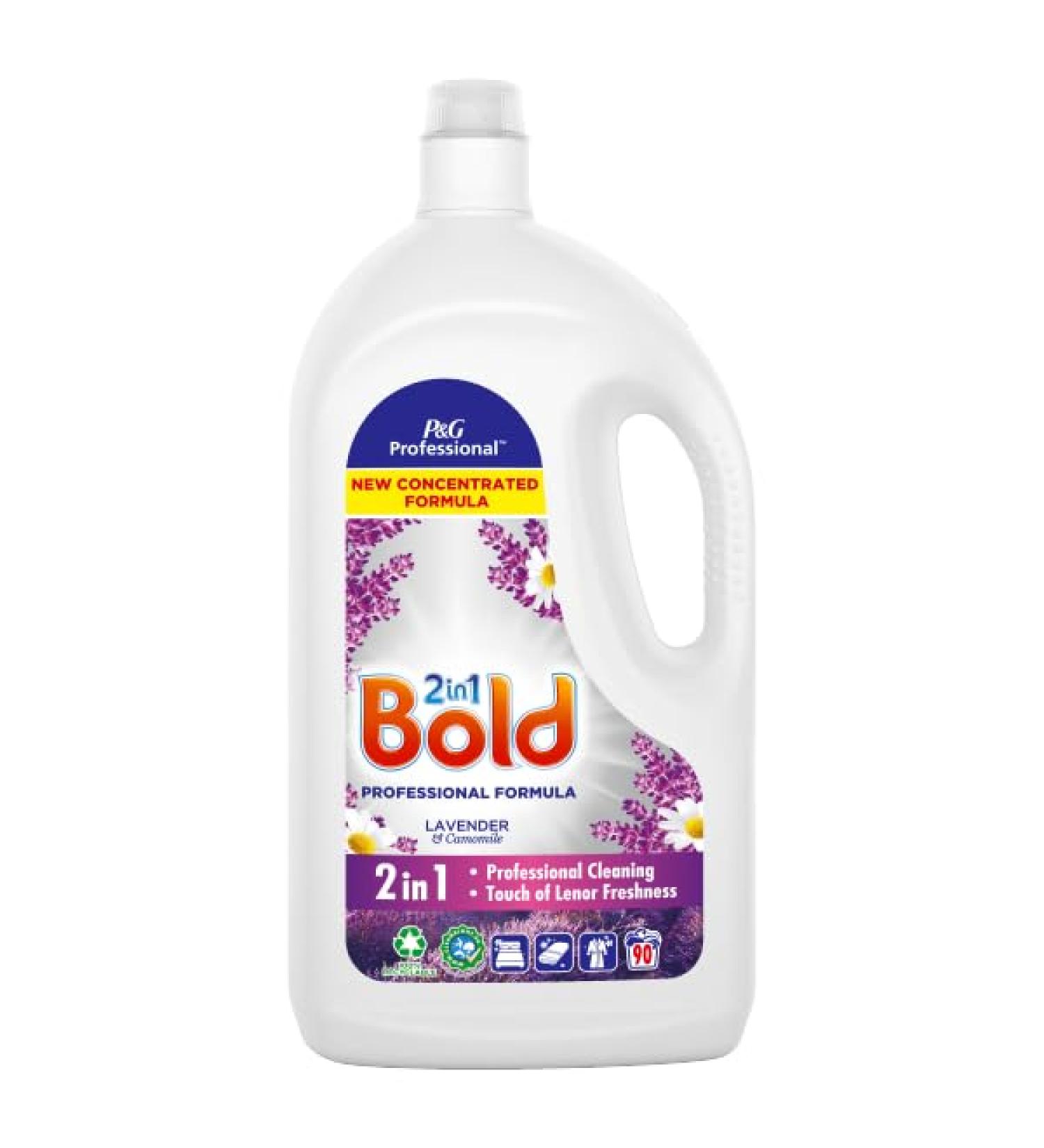 Bold Washing Liquid Laundry Detergent Lavender & Camomile 90 washes 4.05L