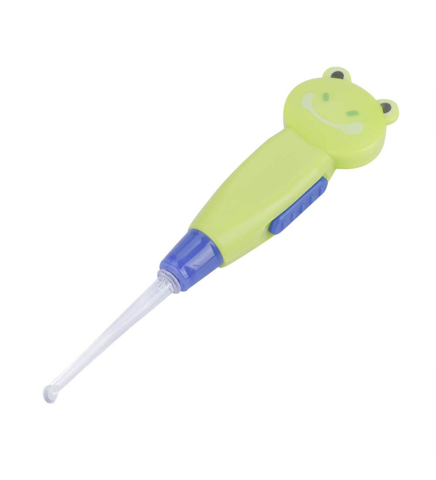 SWOQ Baby Ear er - Detachable Cute Cartoon Toddler Ear er with Flashlight Function (Green Frog) - Buy Online on SooperMarket.com
