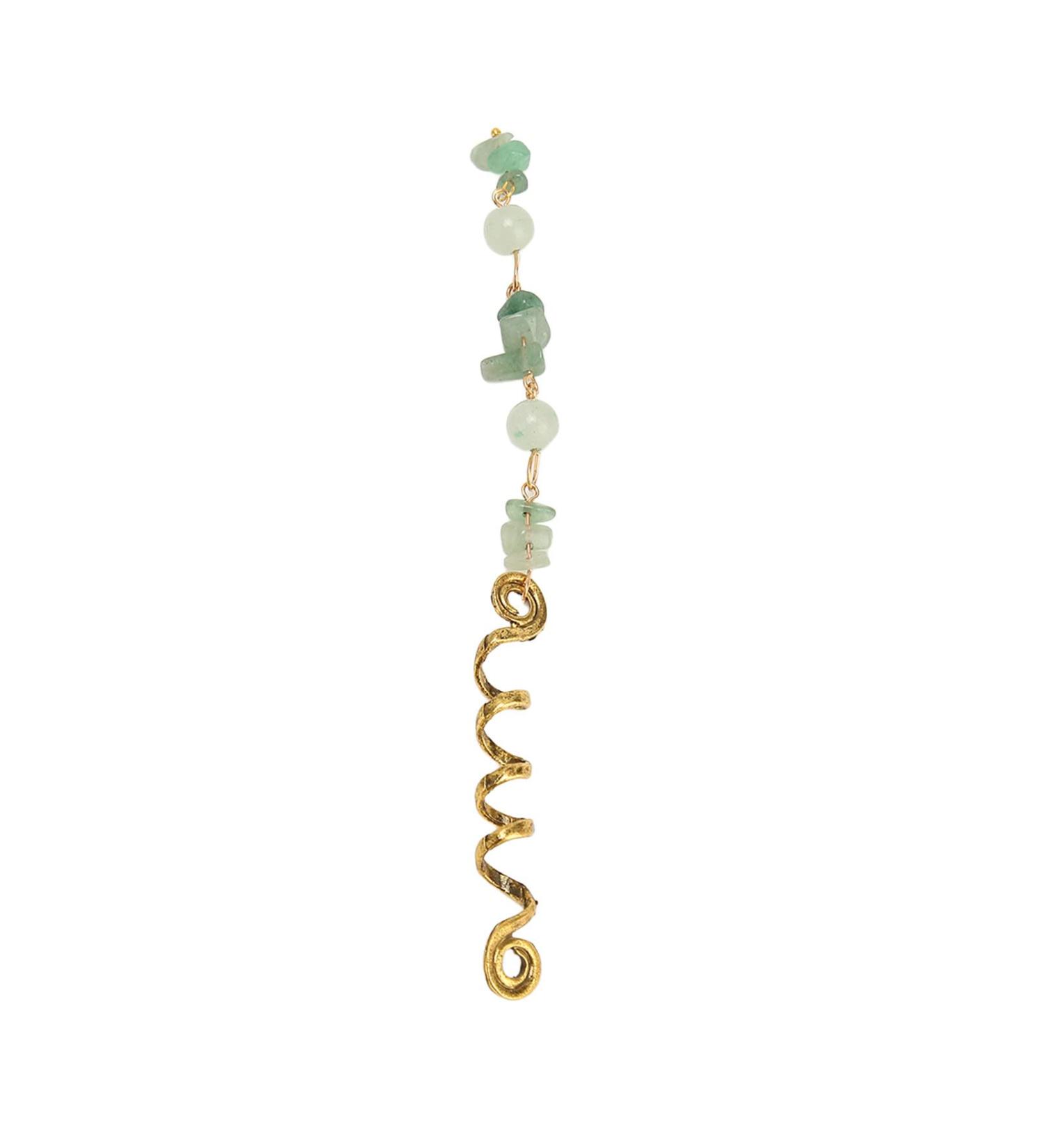 Exquisite Green Hair Dreadlock Jewelry - Large Alloy Braiding Rings (5 Pieces) for Parties | Fast International Shipping - Buy Online on SooperMarket.com