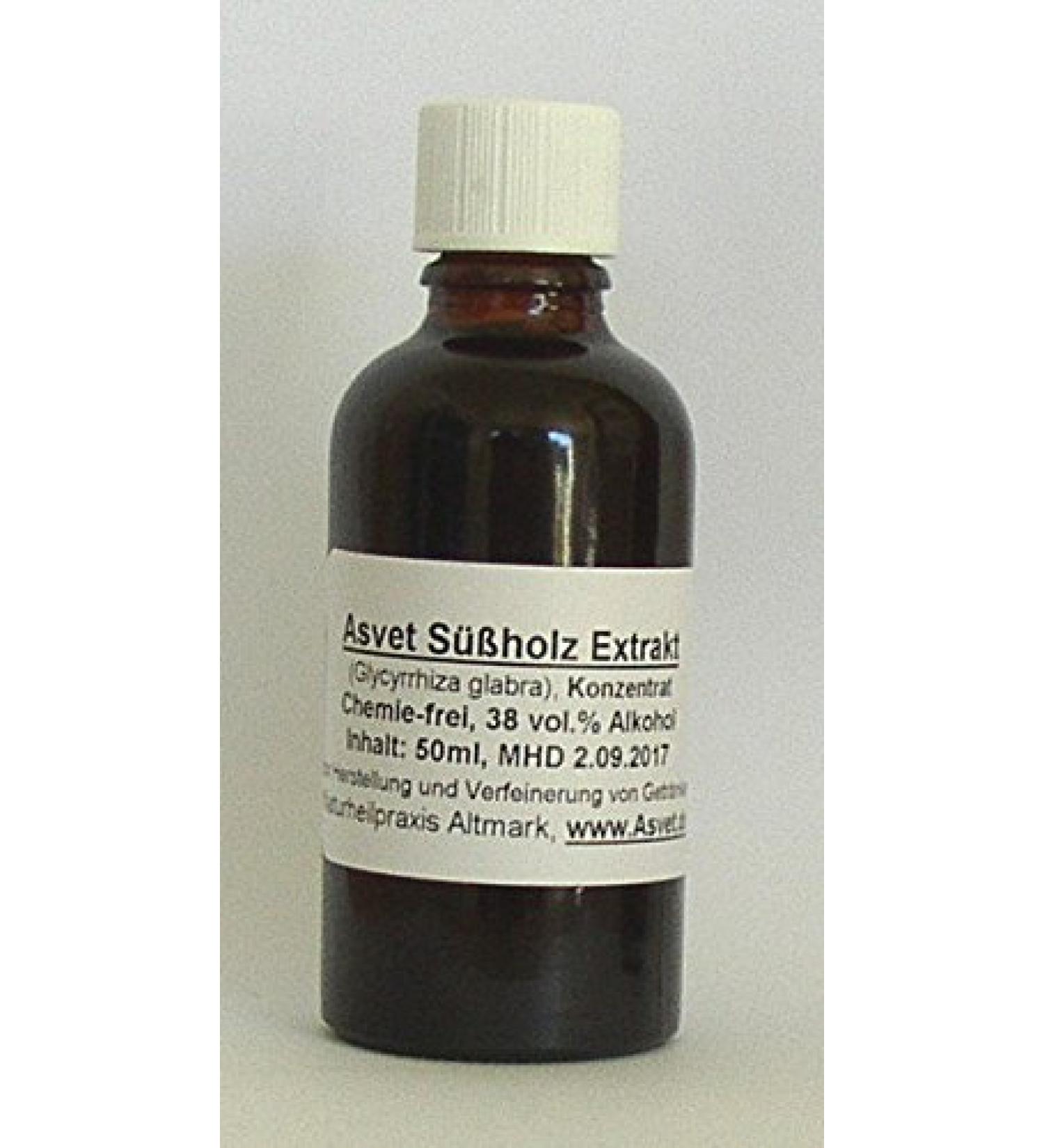 Asvet 100ml licorice drops tincture preparation without chemicals!