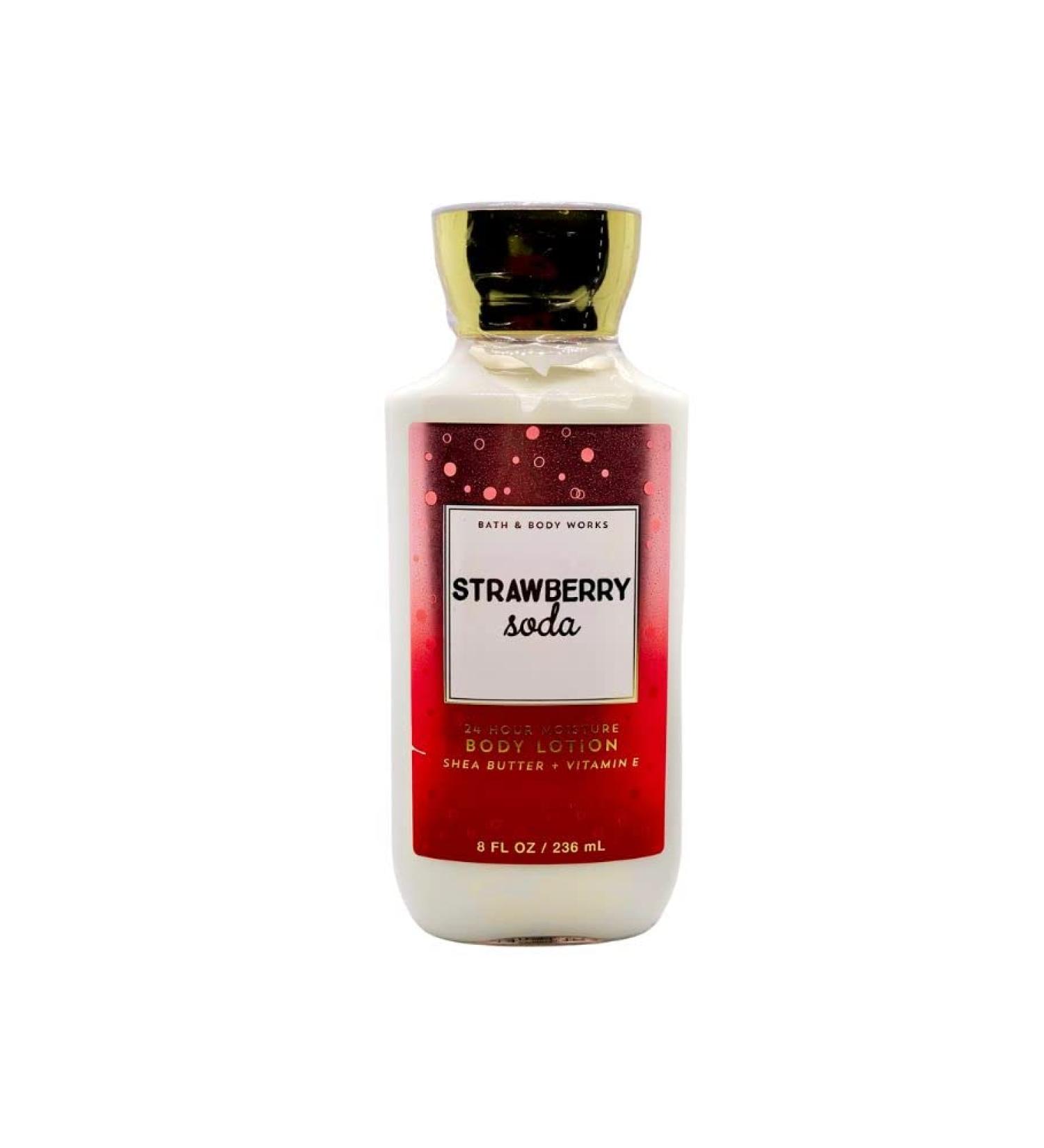Bath and Body Works Strawberry Soda Super Smooth Body Lotion 8 fl oz / 236 mL