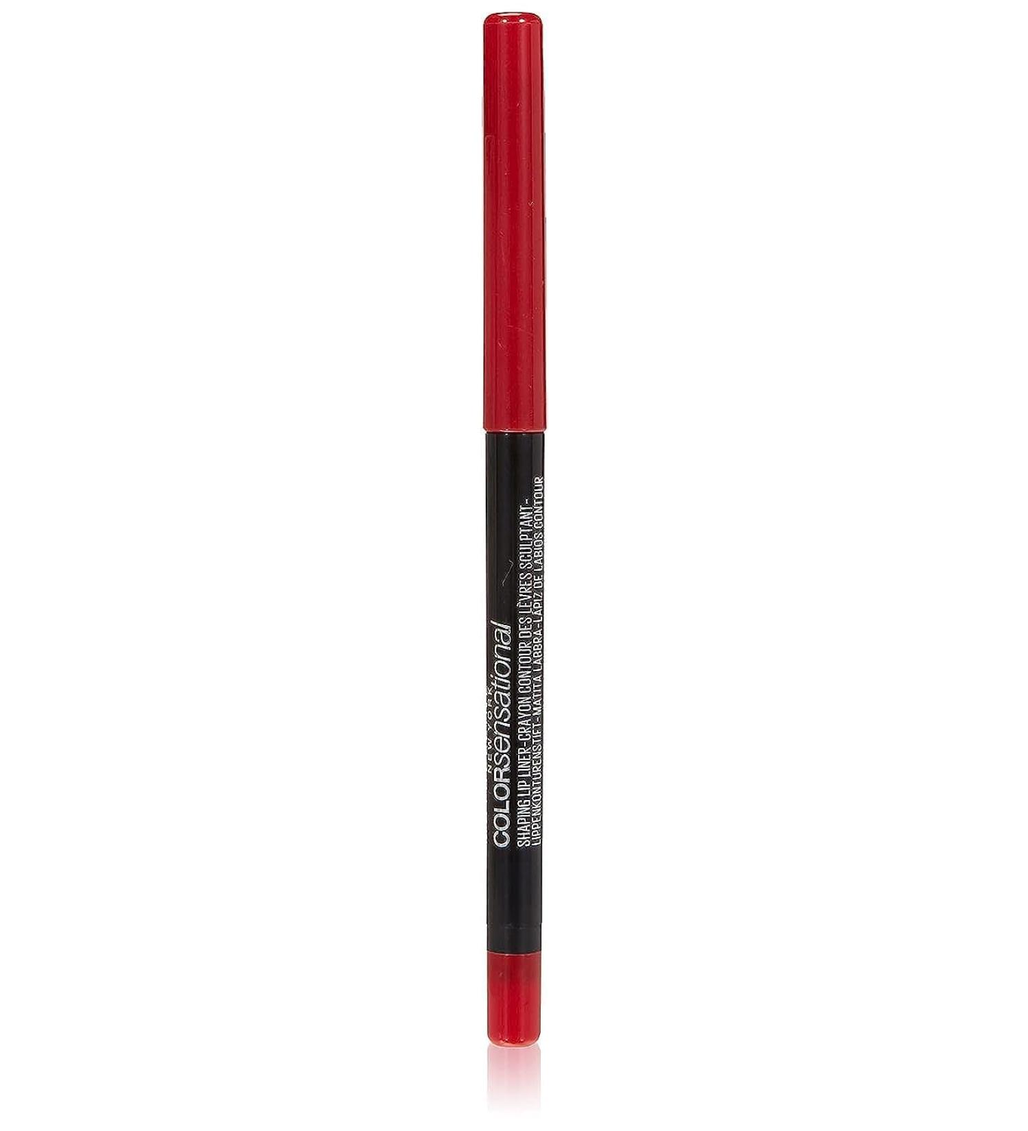 Maybelline New York Color Sensational Lip Liner No. 80 Red Escape - Perfect Shaping Lip Contour Pencil - 1 Pack (1 Piece) - International Shipping Available - Buy Online on SooperMarket.com