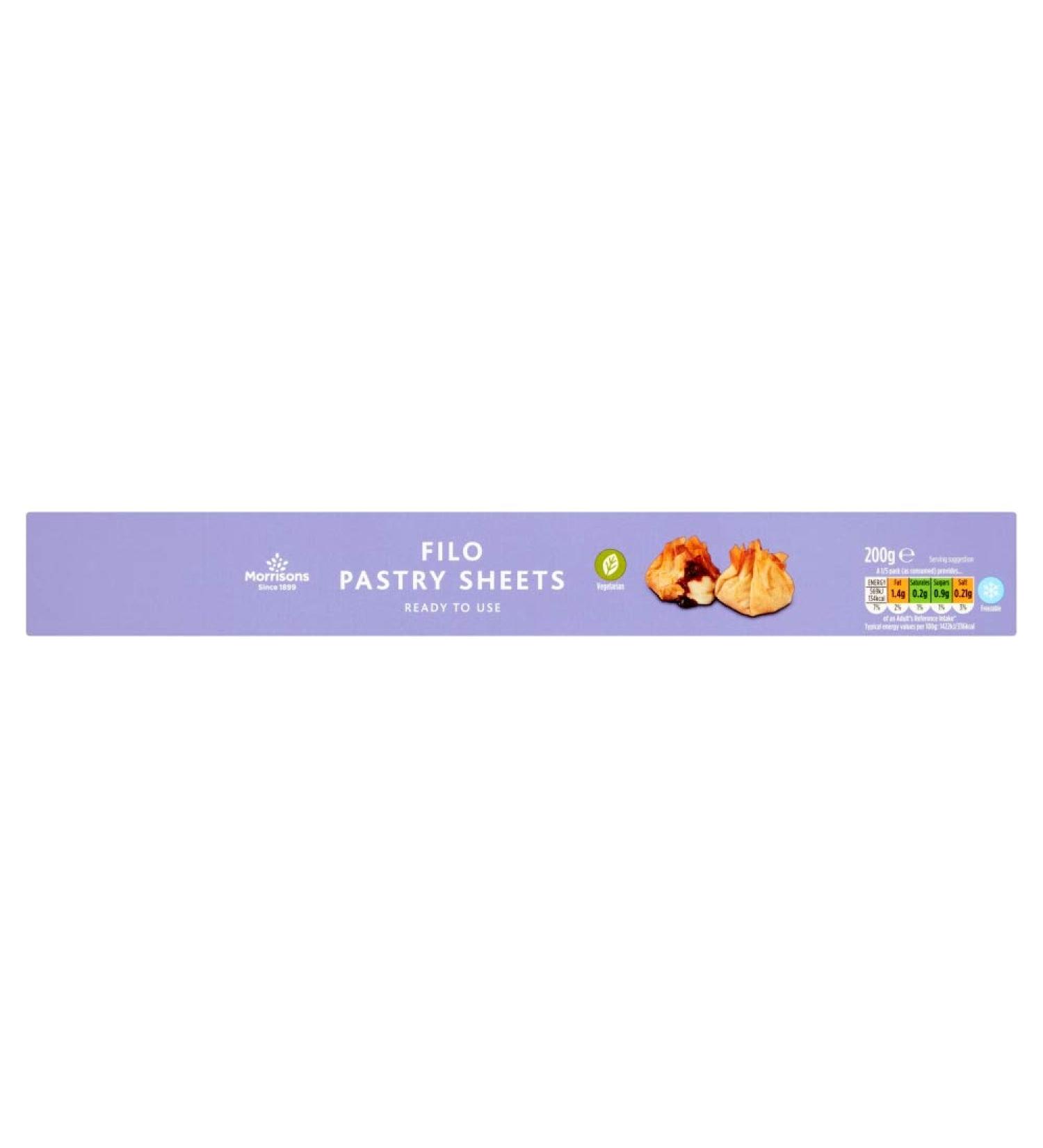 Morrisons Filo Pastry Sheets 200 g