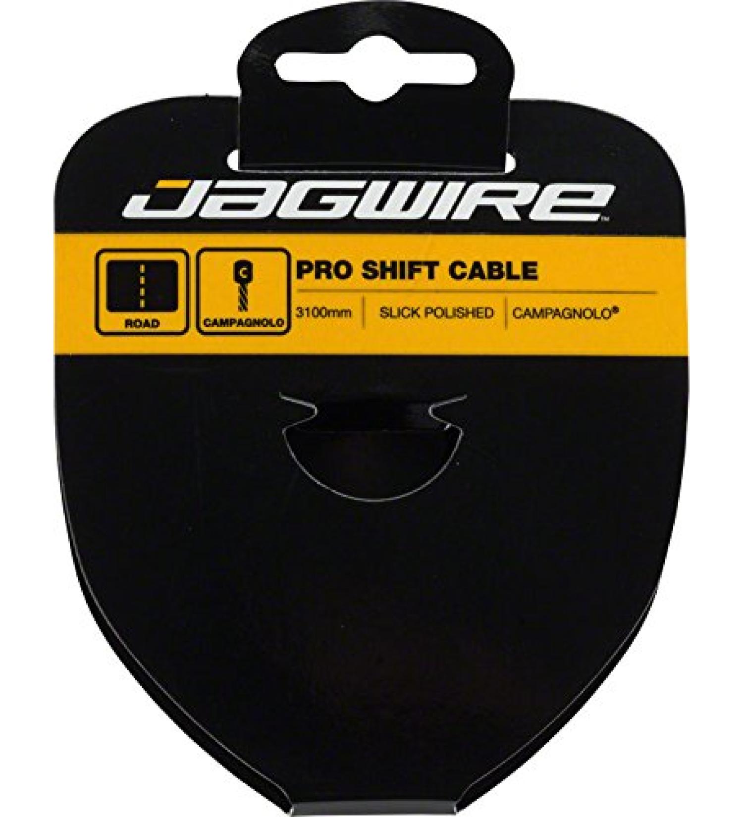 Jagwire Pro Slick Polished Shifter Cable | Campagnolo Compatible | 1.1 x 3100mm - Buy Online on SooperMarket.com