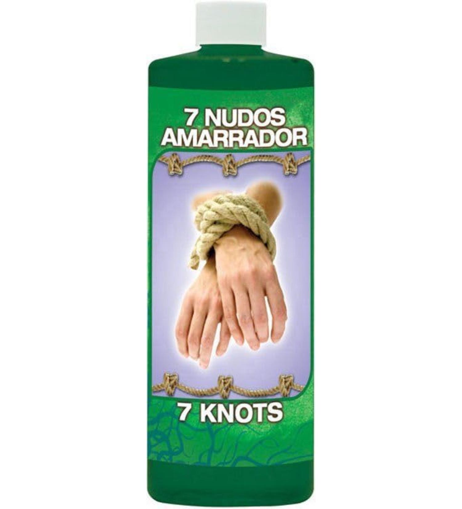 INDIO Spiritual Water-(7 TYING KNOTS)|AGUA ESP 7 NUDOS AMARRADOR 8oz