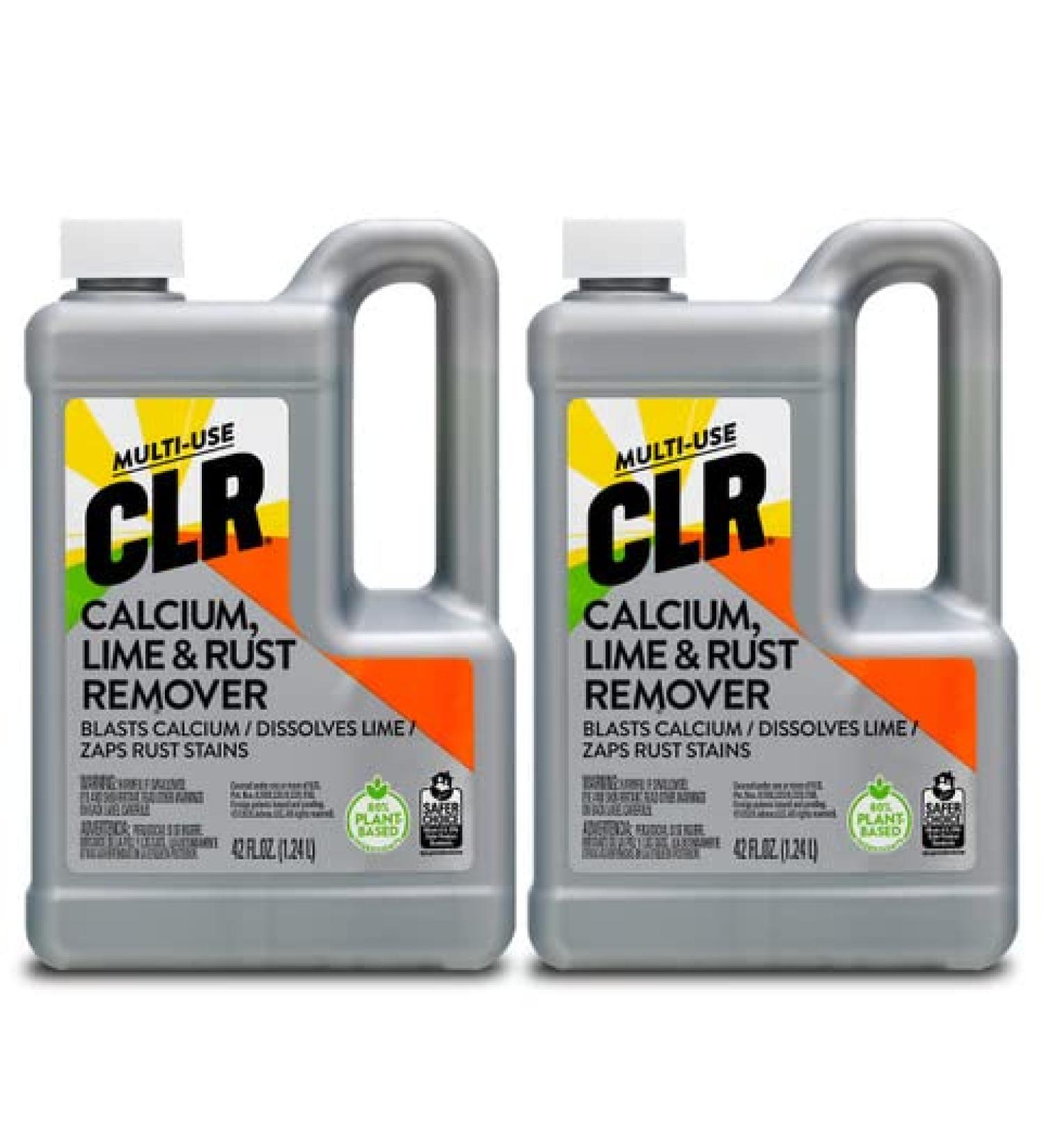 CLR Calcium Lime Rust Remover 42oz - Pack of 2 | Powerful Stain Blaster for Calcium, Lime, and Rust - Buy Online on SooperMarket.com