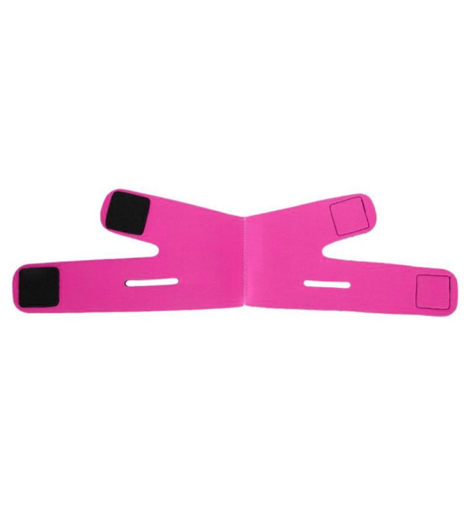 Face Slimming Strap & Facial Mask - Double Chin Reducer for Women | Thin Neck Facelift | Rose Red - Buy Online on SooperMarket.com