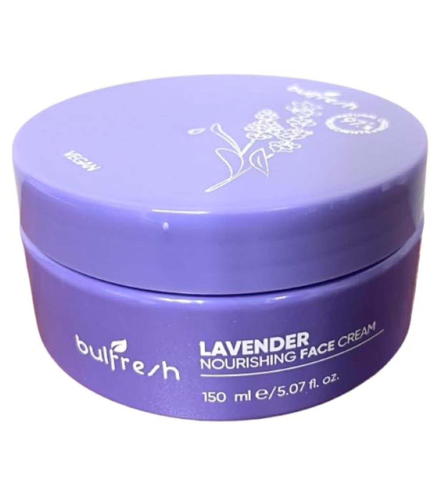 Bulfresh Lavender Face Cream Botanical Vegan 150 ml
