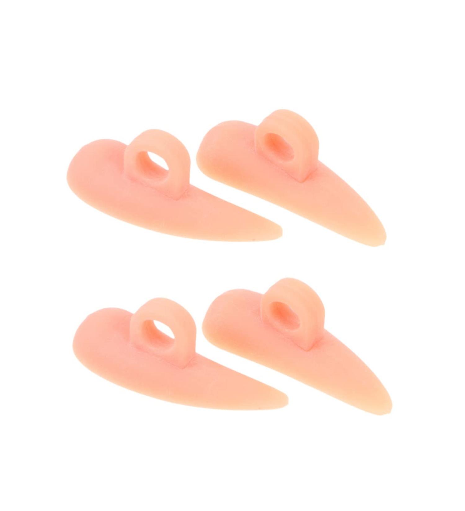 Healvian Middle Toe Support Pad - 4pcs Foot Protectors for Bunion Relief and Nursing Care - Buy Online on SooperMarket.com