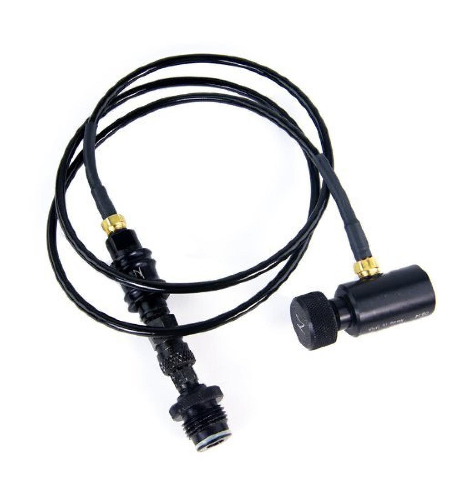 Ninja Air Paintball Microbore Remote w/ Slide Check - Black