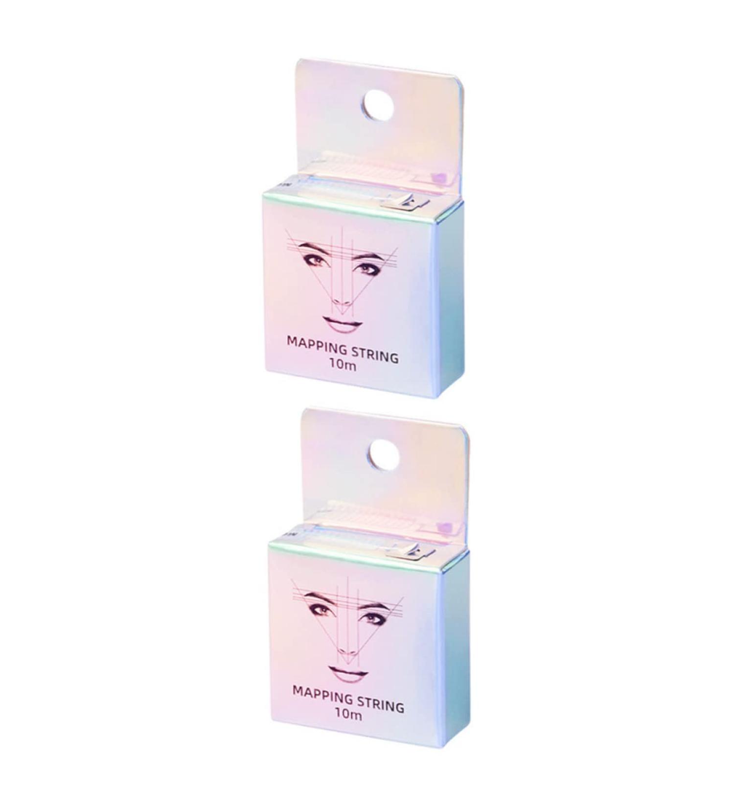 Healeved 2pcs Eyebrow Locating Tool Convenient Eyebrow Ruler Simple Mapping Ruler - Buy Online on SooperMarket.com