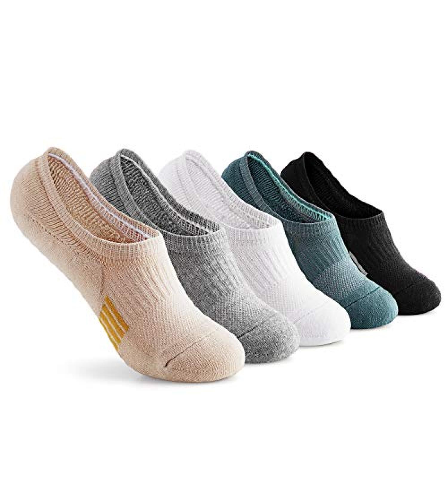 Gonii Womens No Show Ankle Socks - 5 Pairs Athletic Cushioned Running Low Cut Socks for Women - Buy Online on SooperMarket.com