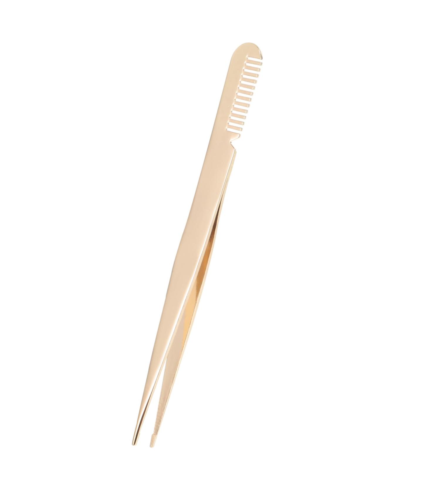 minkissy Eyelash Tweezers Lashing Tweezers Eyelash Applicator Eye Lash Tweezers with Comb Tweezers for Lash Extensions Lash Tool Metal Eyelash Clamp Tweezers Beauty Tools Beauty Accessories - Buy Online on SooperMarket.com